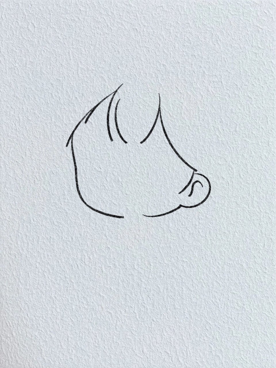 可爱小女孩简笔画/爱笑的女孩运气不会太差 爱笑的眼睛～ 临摹作品