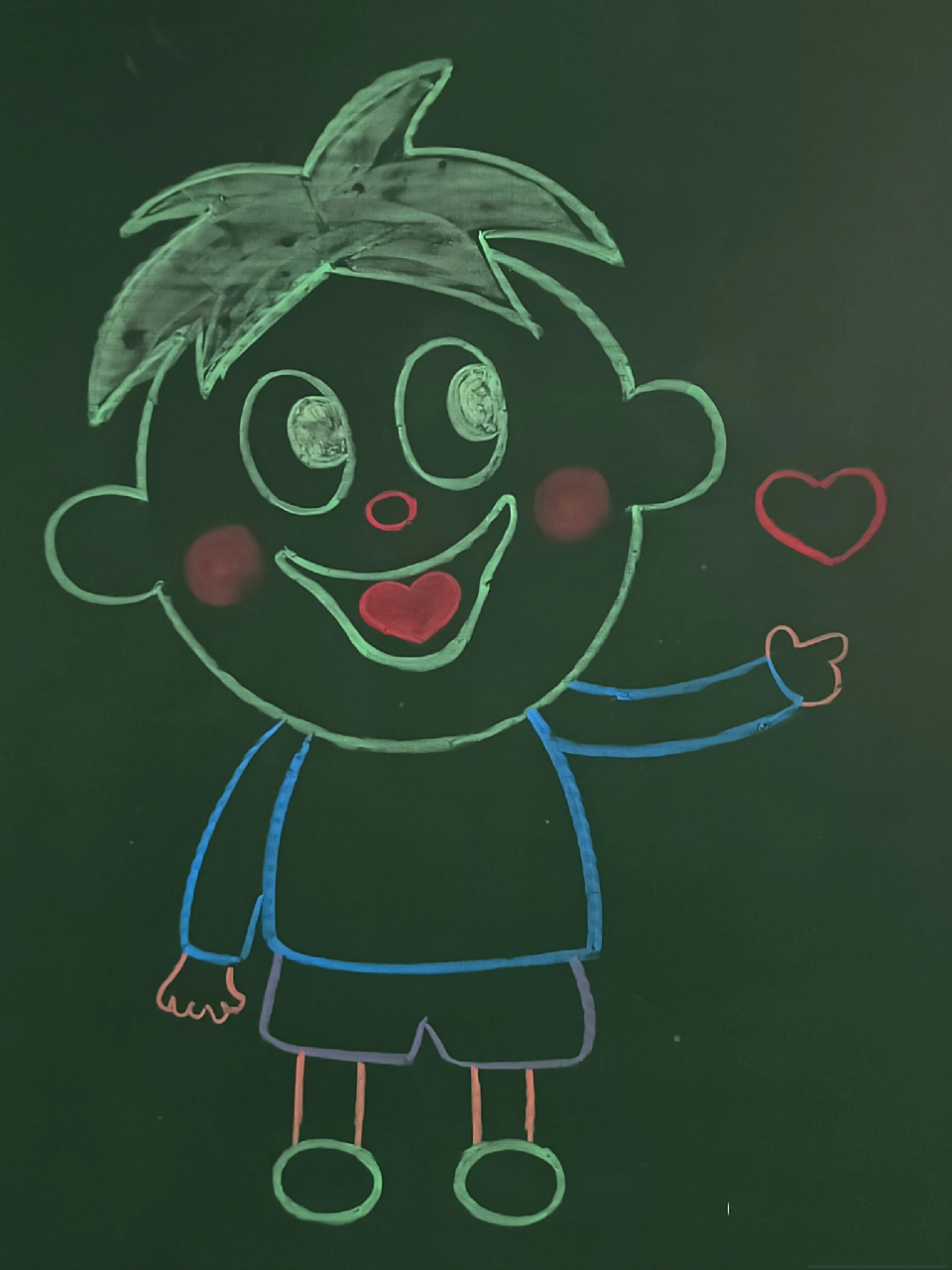 95简笔画95(旺仔)