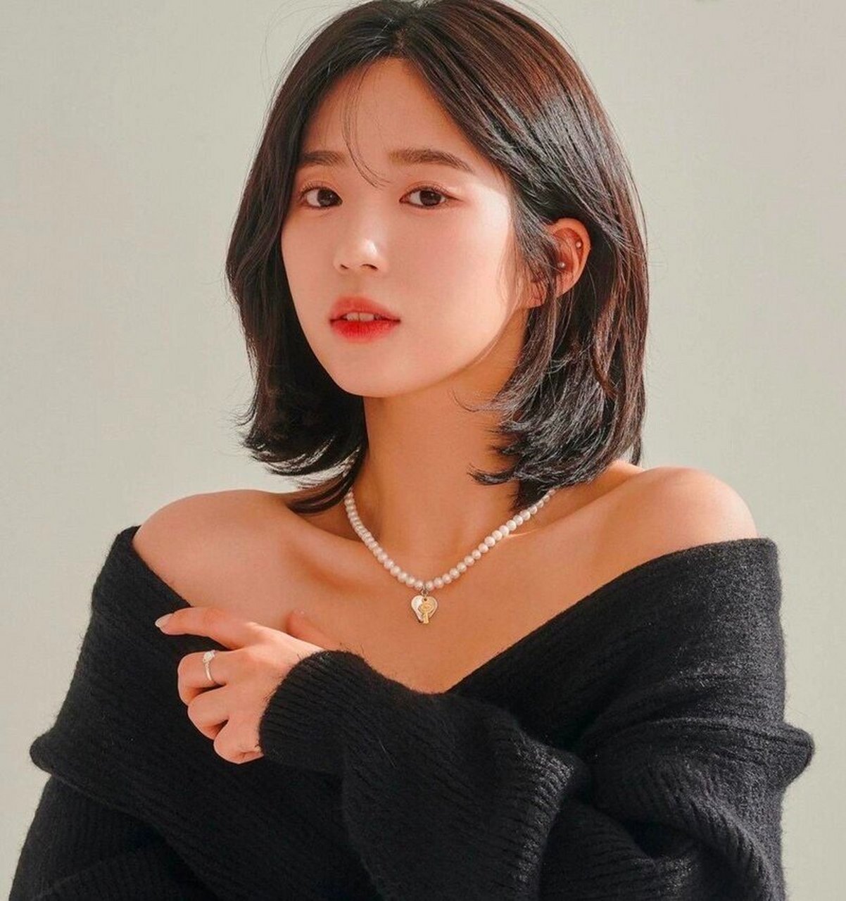 拿捏初恋感91齐肩内扣锁骨发 95这款齐肩内扣锁骨发真的日常百搭