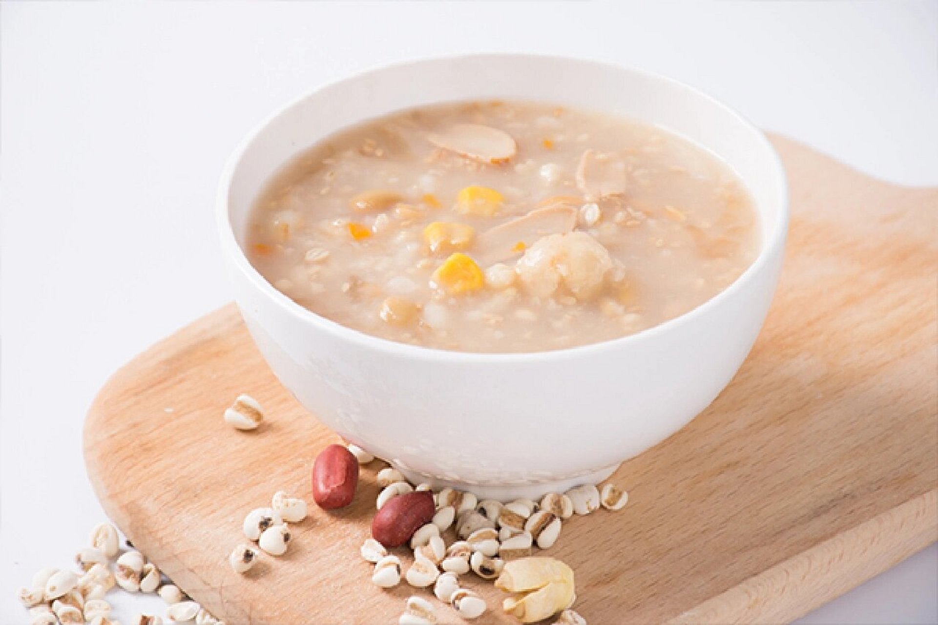 冬季健脾养生粥|山药栗子粥7815 山药栗子粥 配料:山药300克,熟