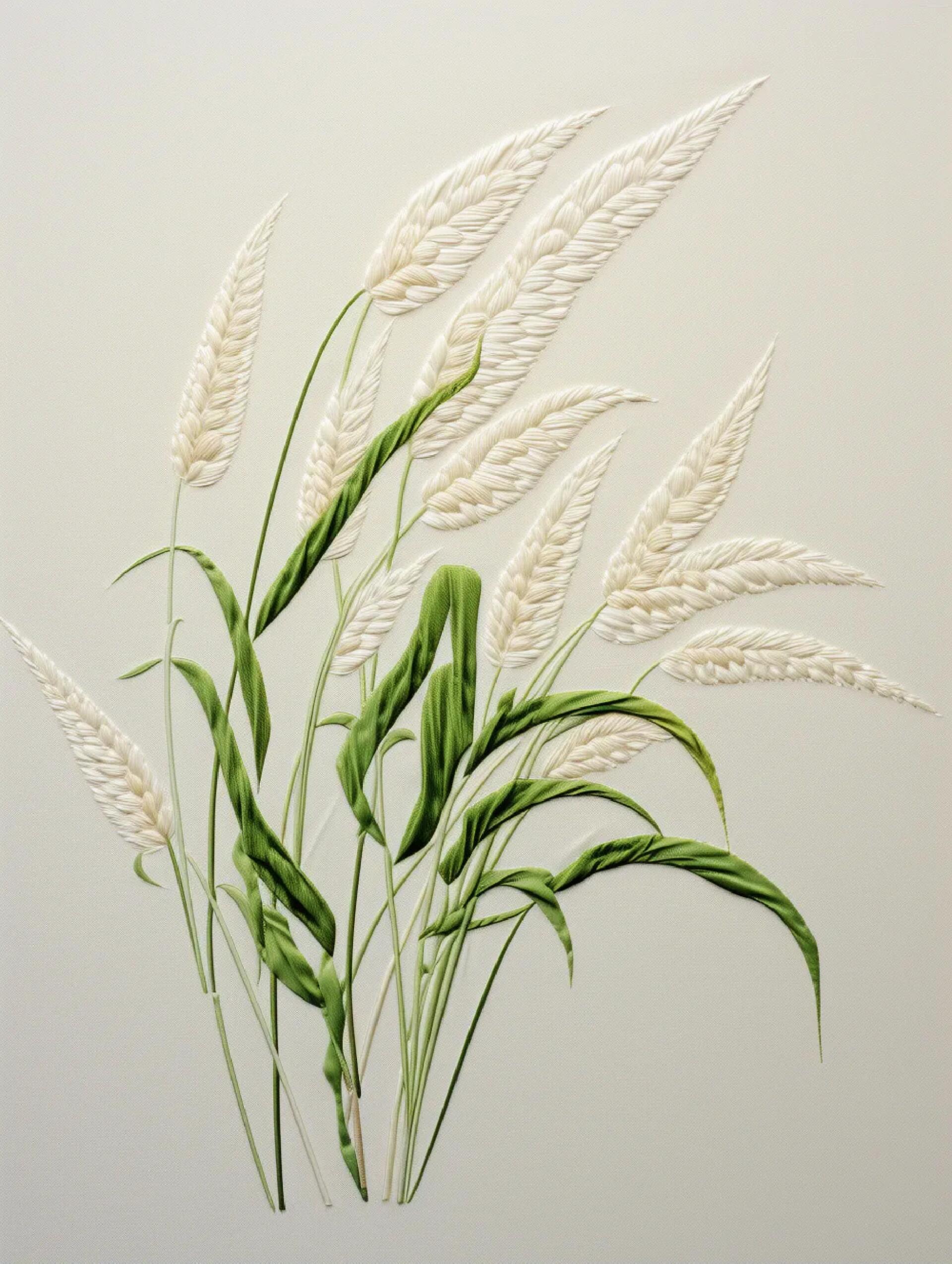 刺绣图案设计/花草