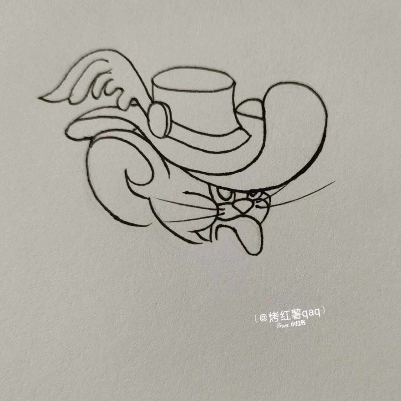 教你画剑客杰瑞! #简笔画教程# #猫和老鼠##汤姆和杰瑞