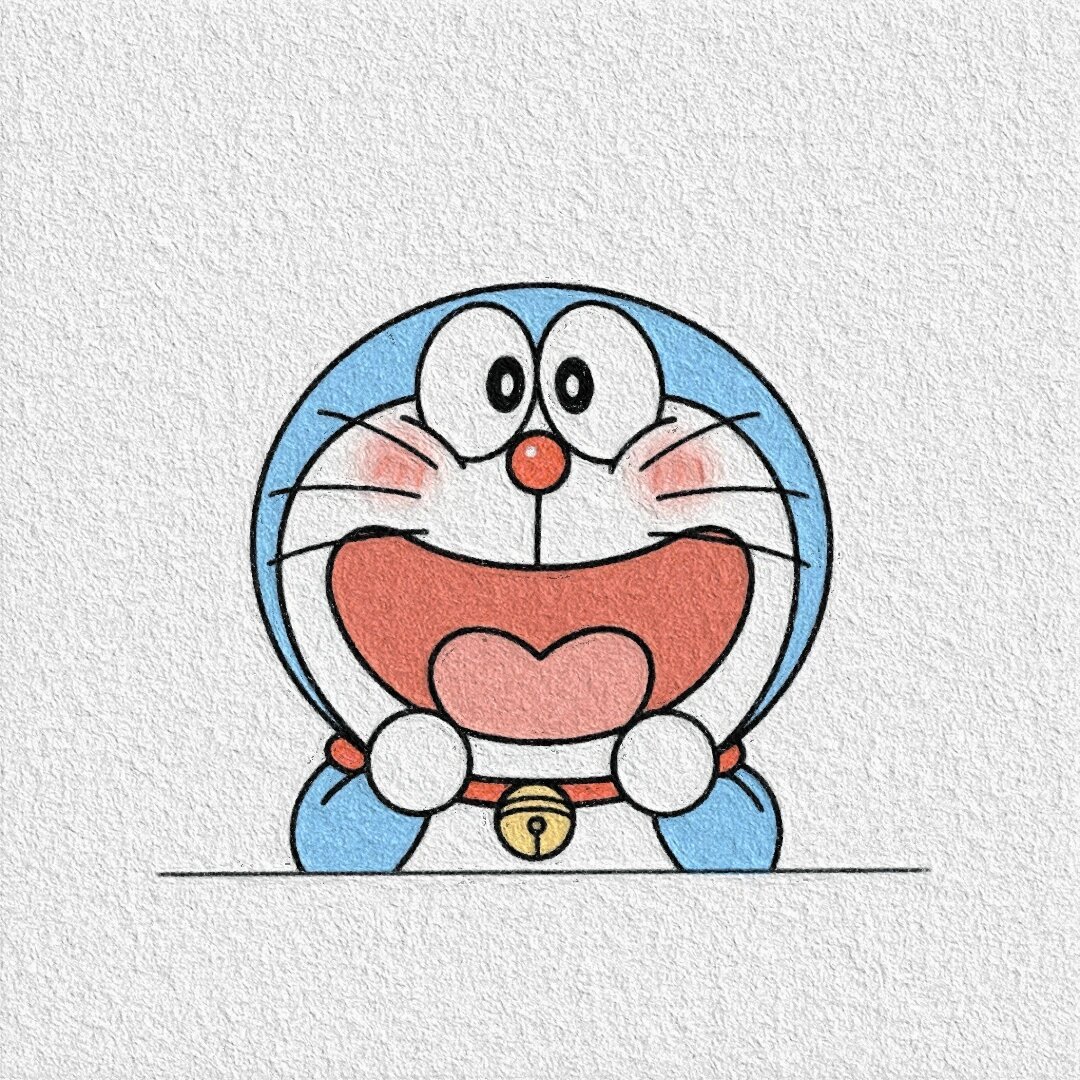 哆啦a梦简笔画附教程