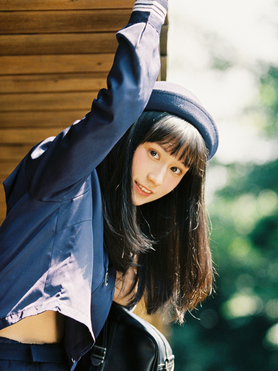 这个圆圆的帽子和jk真的是绝配,满满的气质少女感 98:场地可以选择