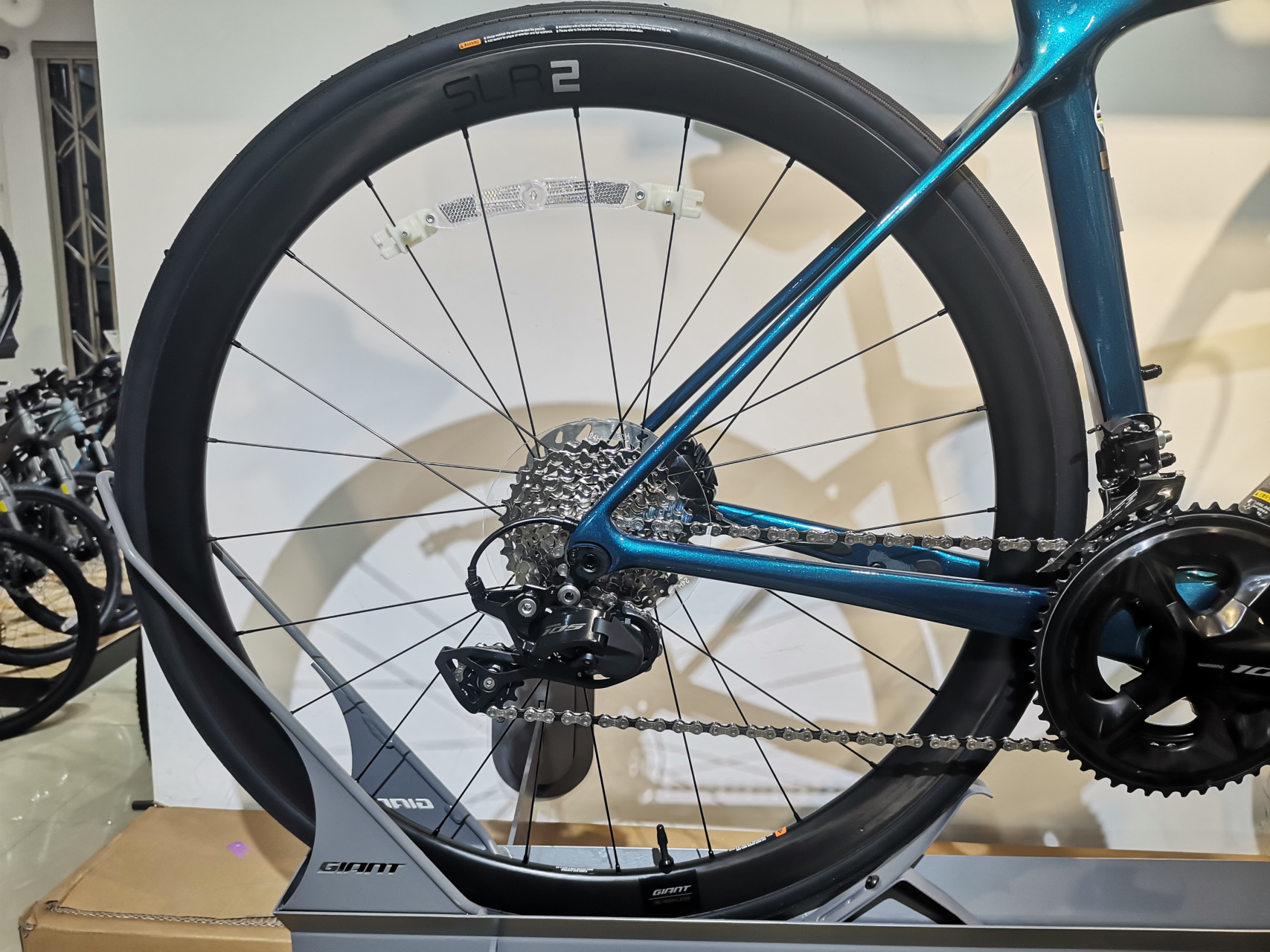2024 tcr adv pro 2 disc  亮海蓝  到货 捷安特adv pro次顶级碳纤维
