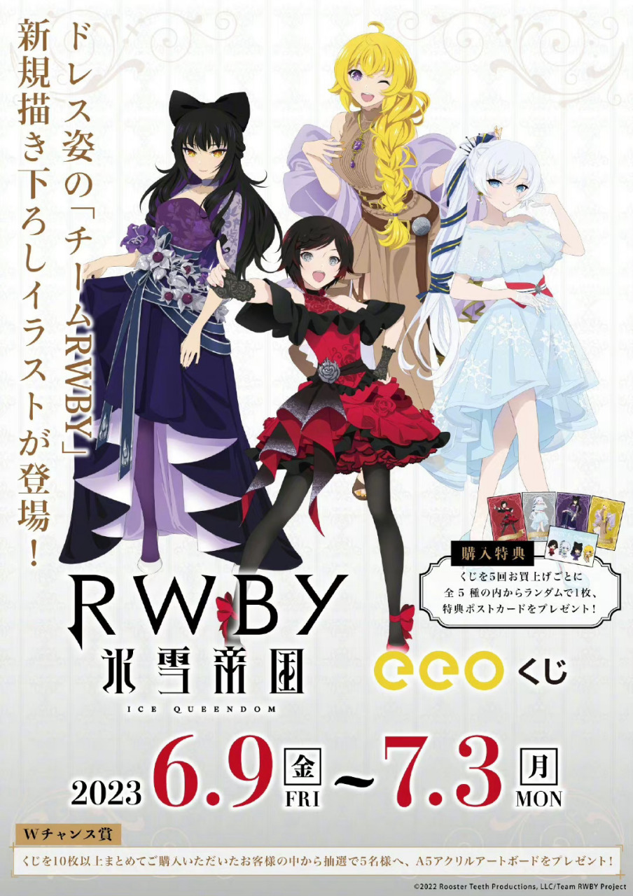 『rwby 冰雪帝國』周邊圖