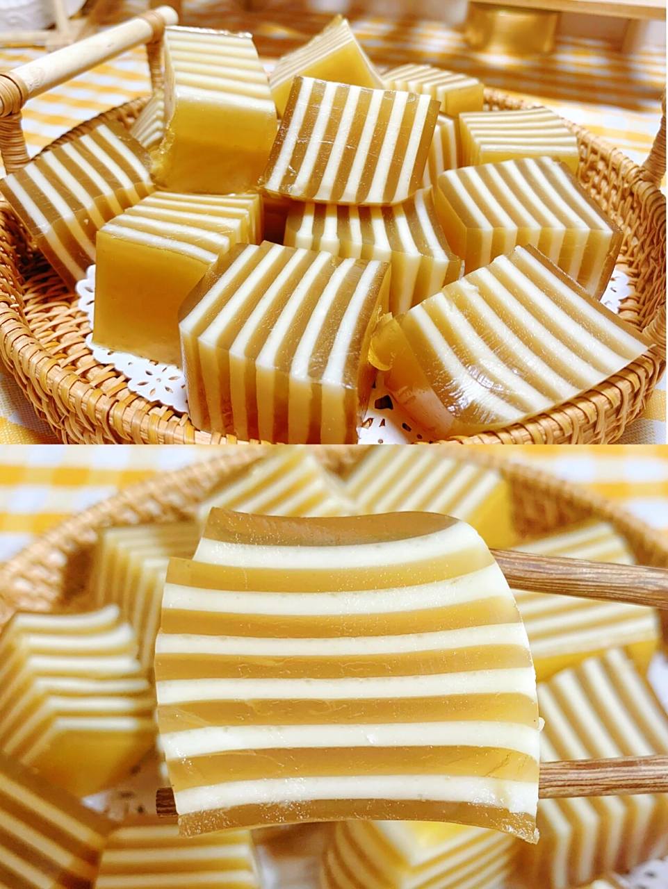 千层椰汁糕马蹄糕详细教程 不用称~1次就成功的千层椰汁糕7515