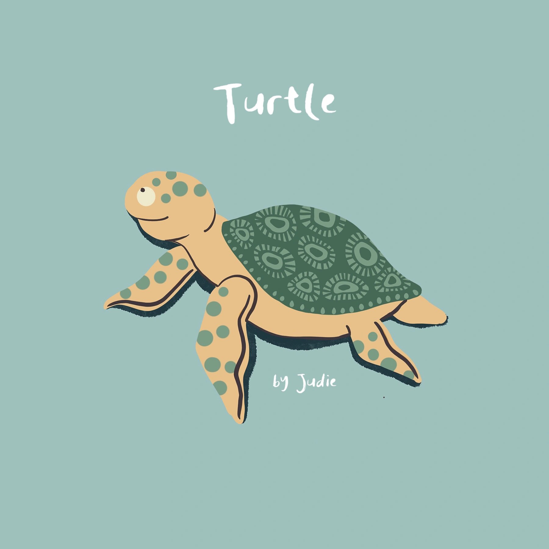 98插画素材|海龟98