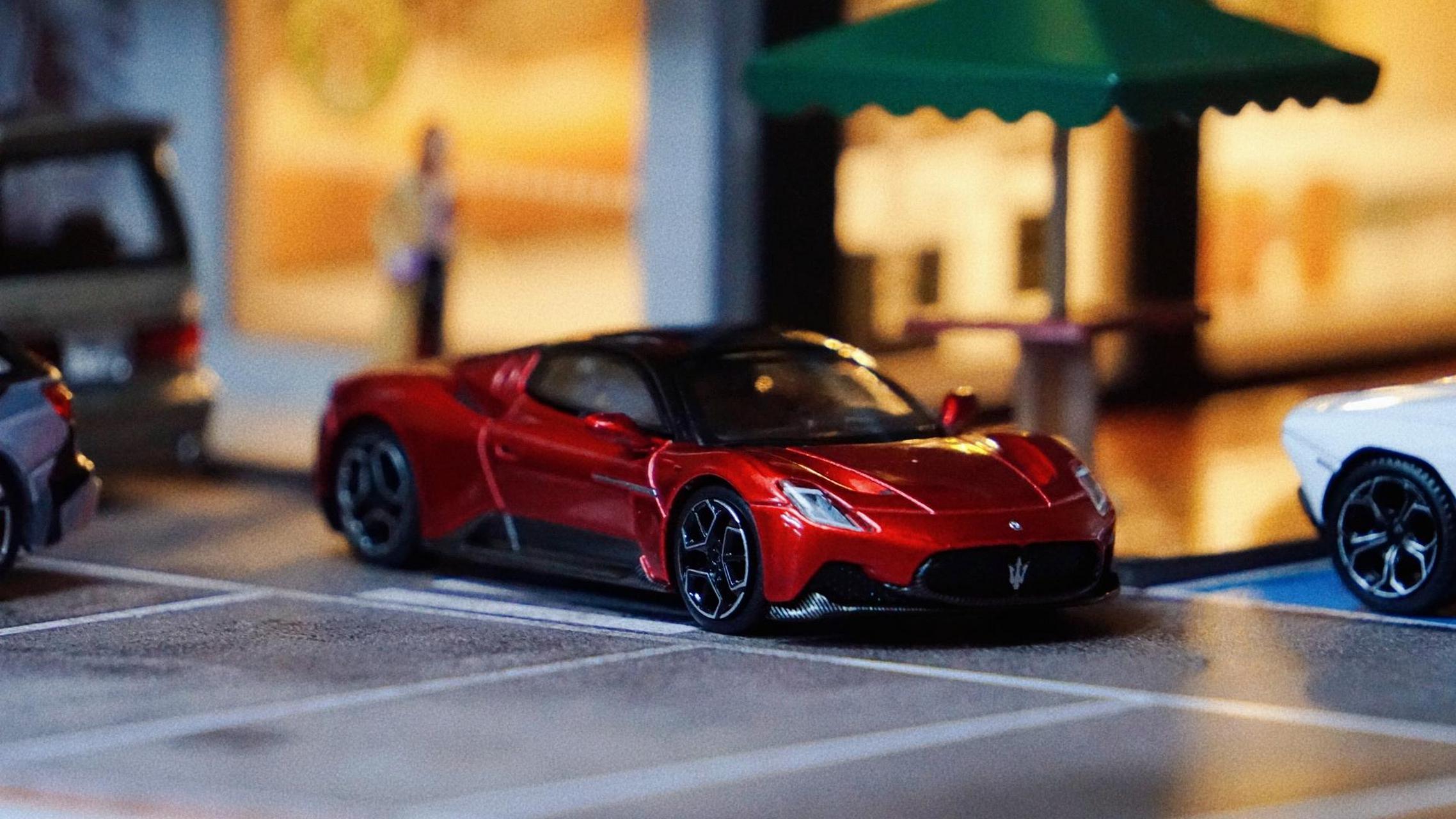 bbr 1:64 玛莎拉蒂 mc20,这个车是我收的第一个玛莎拉蒂,金属红颜色很