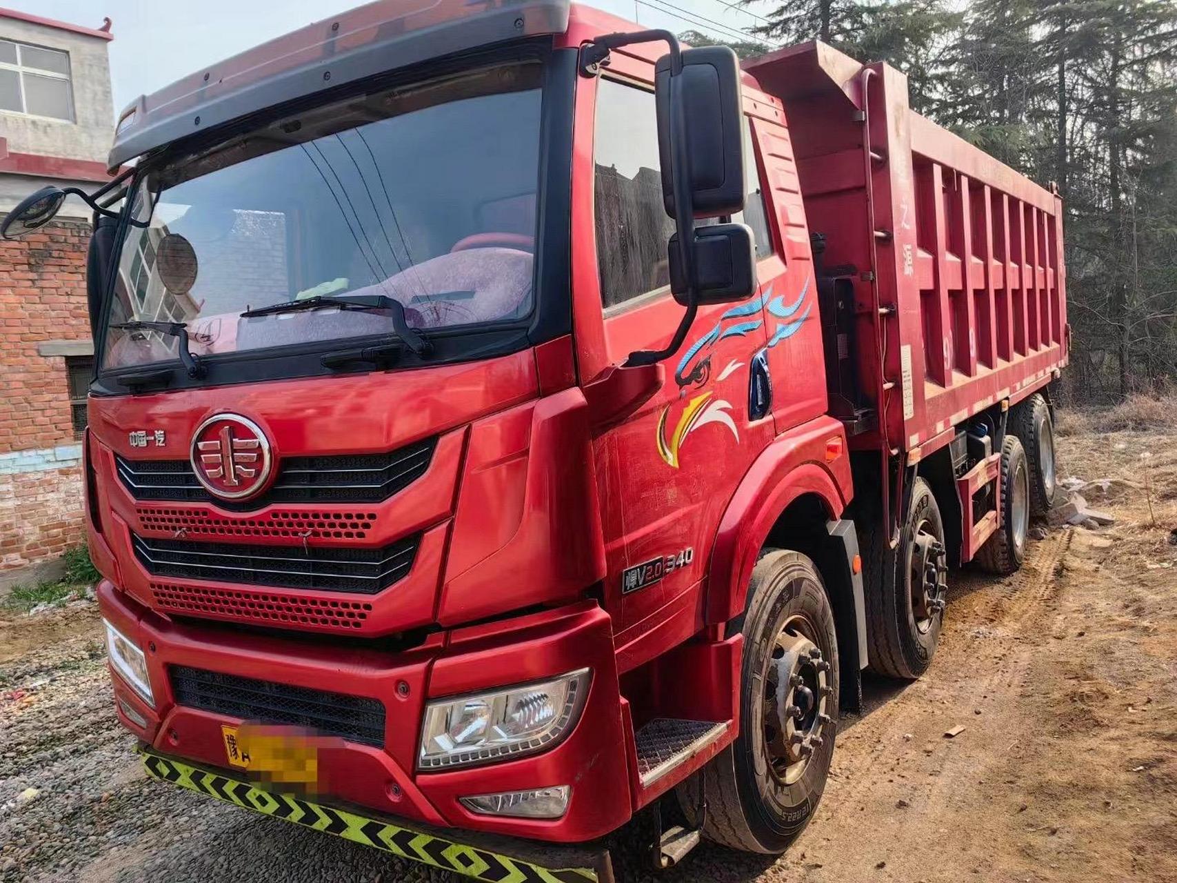 极品解放悍威2.0!潍柴340马力!全车原版原漆大箱一展平!