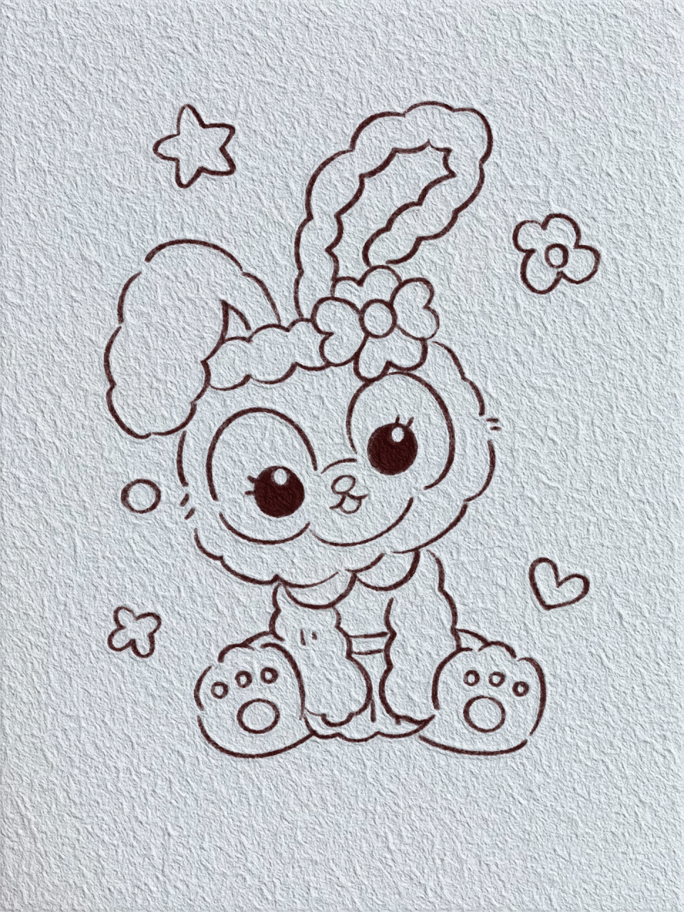 简笔画教程/一起来画可爱的星黛露吧 兔年当然要画小兔子星黛露啦
