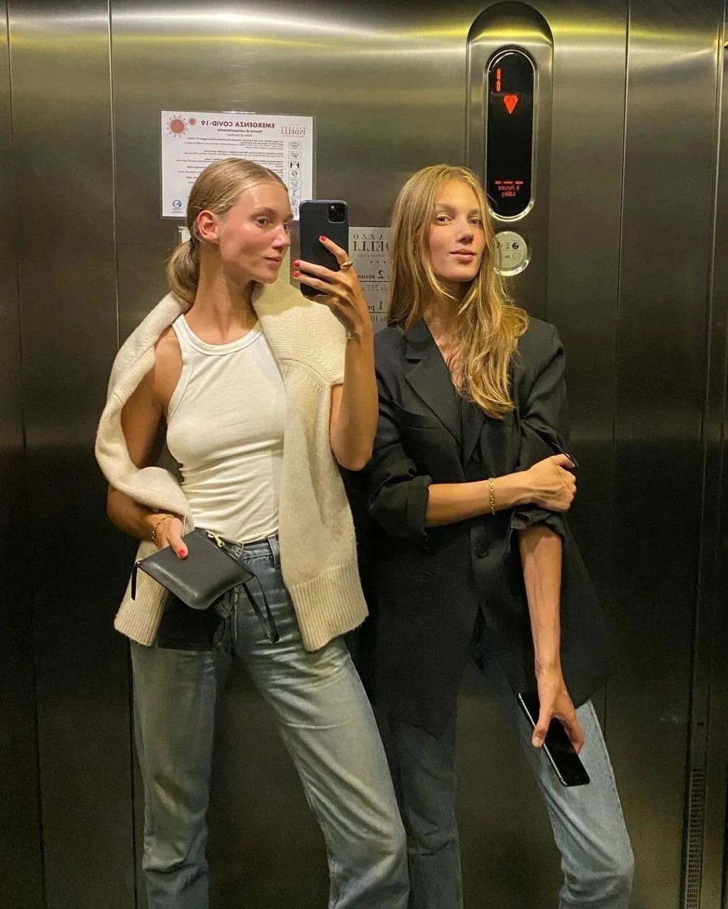 时尚‖丹麦博主模特双胞胎姐妹时尚穿搭 这对来自丹麦的博主,模特