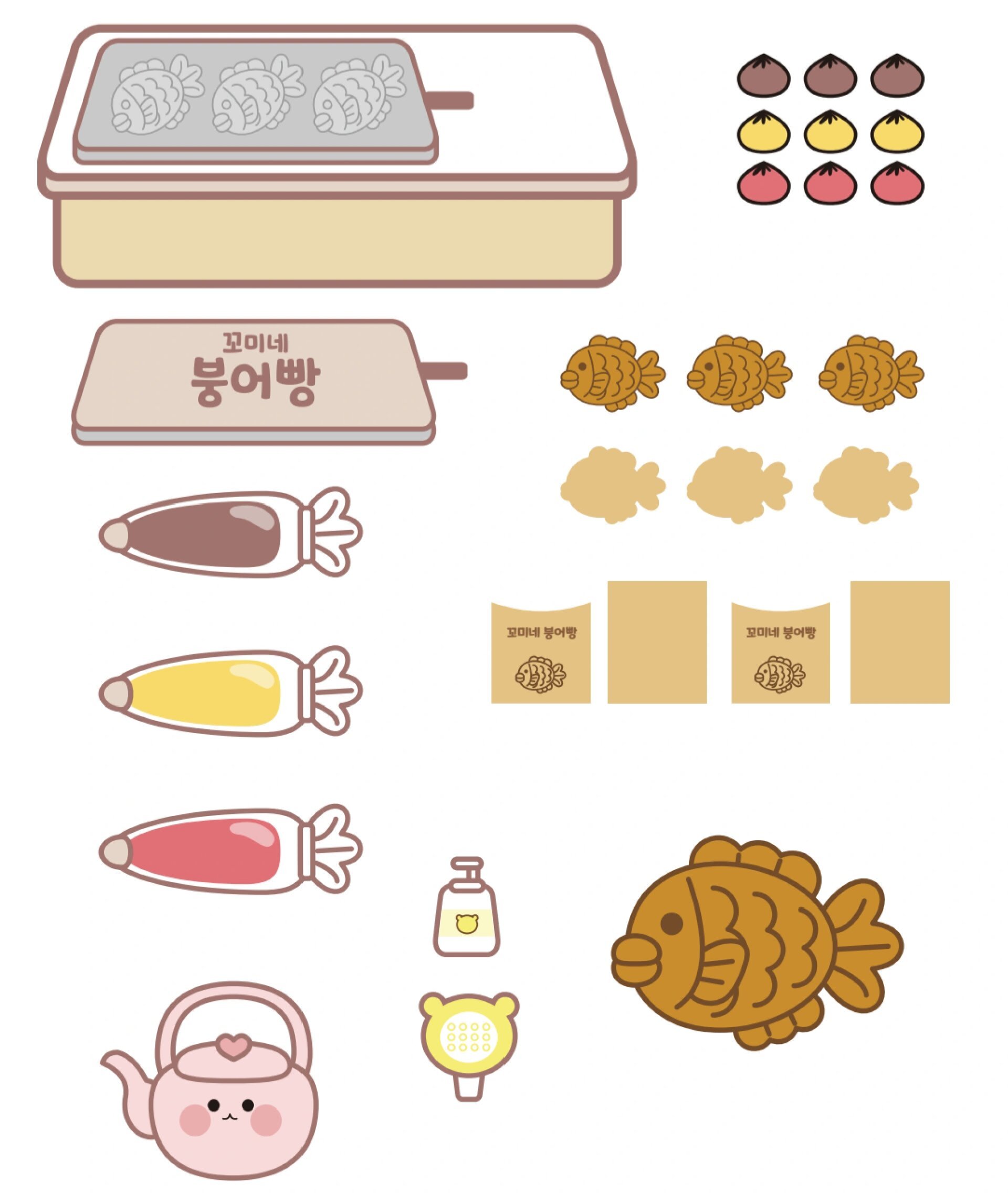 鲷鱼烧小店95换装纸娃娃玩具手工安静书