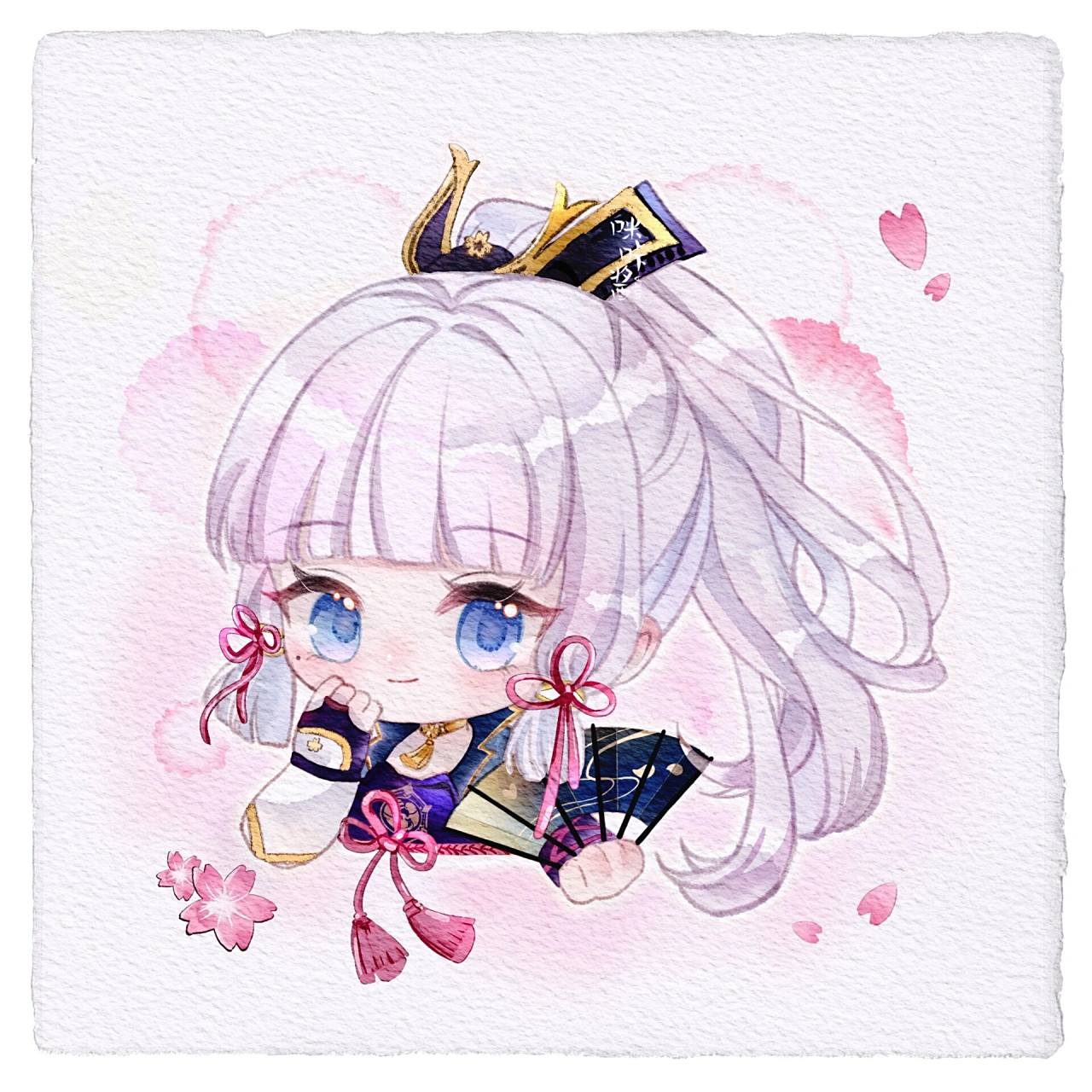 原神角色q版水彩头像12宫格集合啦 人生就是一场各式各样的体验不断地