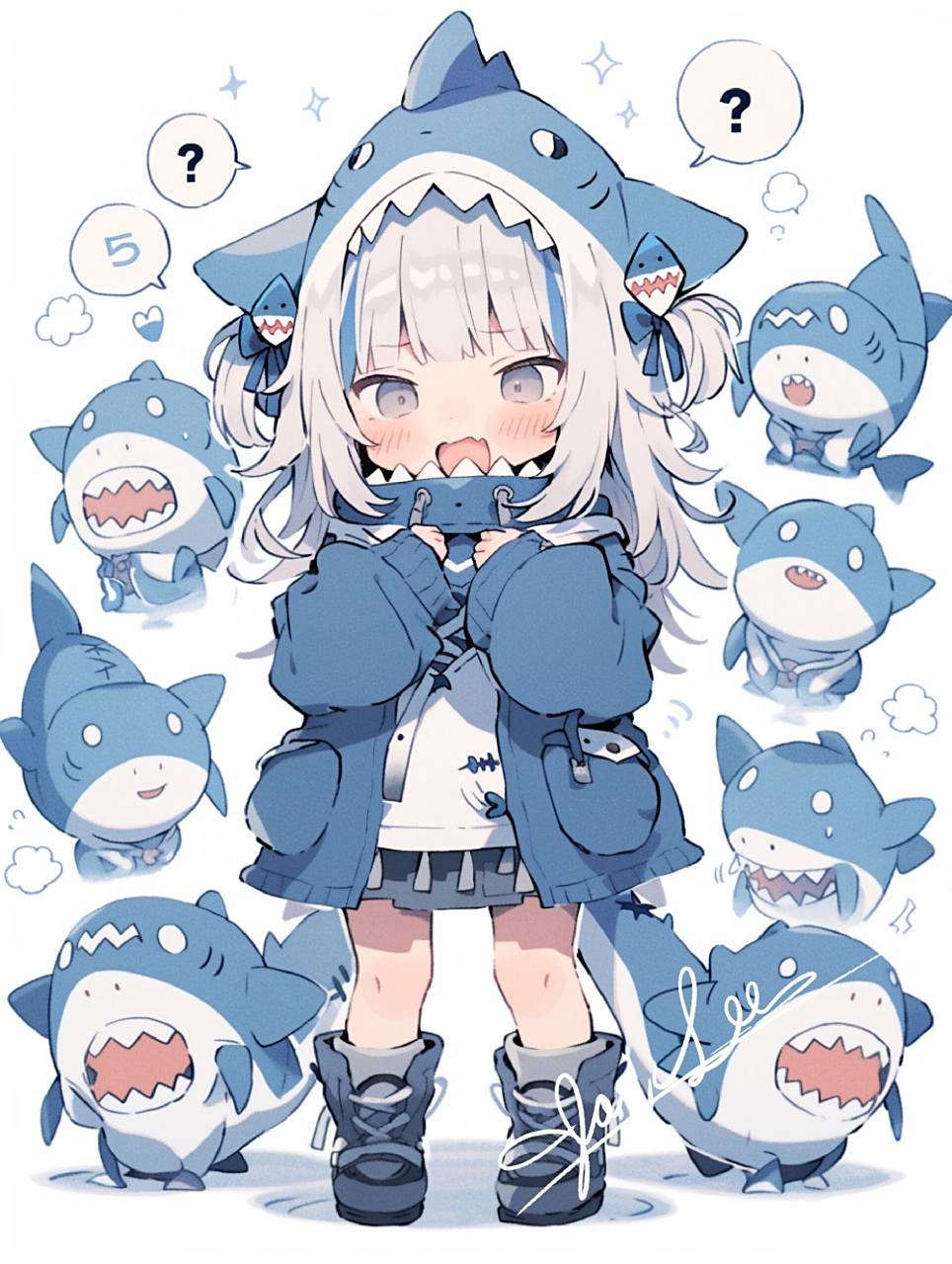 动物拟人 | 鲨鱼男孩 感谢关键词分享 ,主页内容很不错,日常学习根据