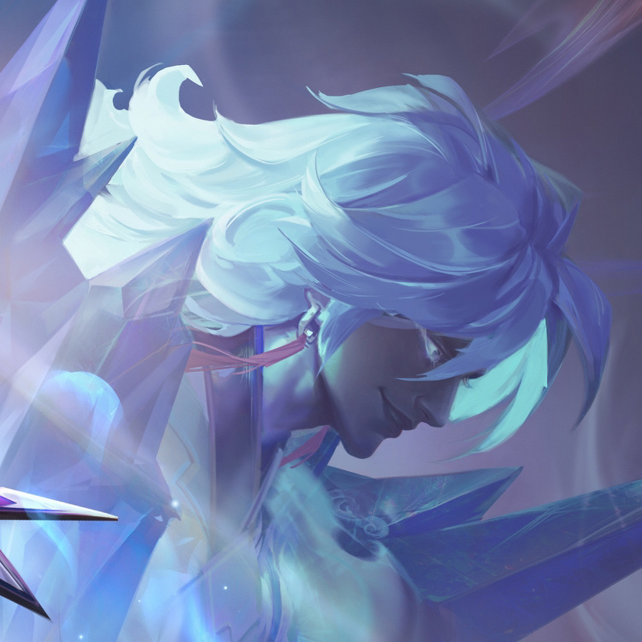 李信-山海·炽霜斩高清海报 兔年限定【山海有灵】系列