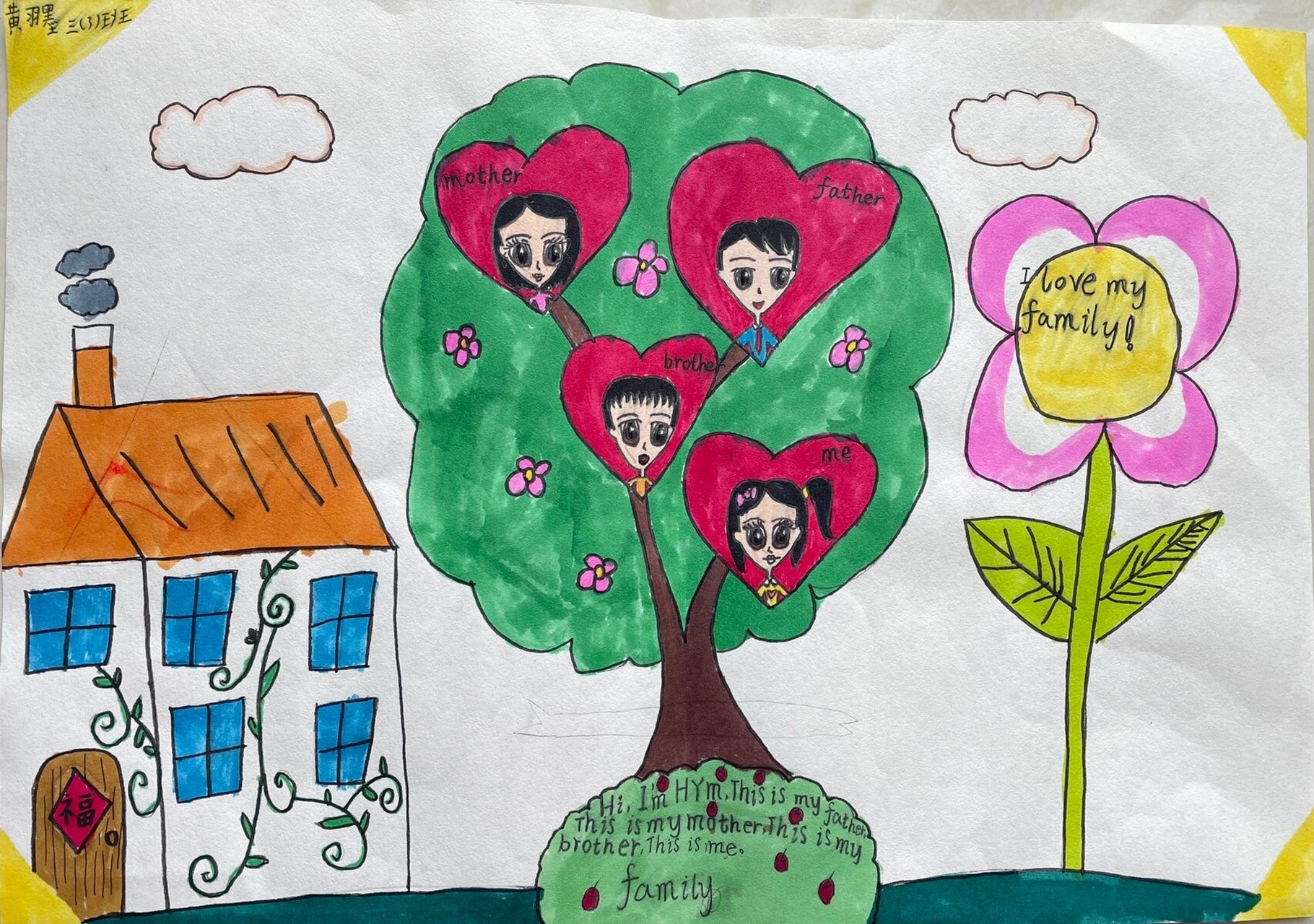 小学英语双减作业之家庭树 family tree