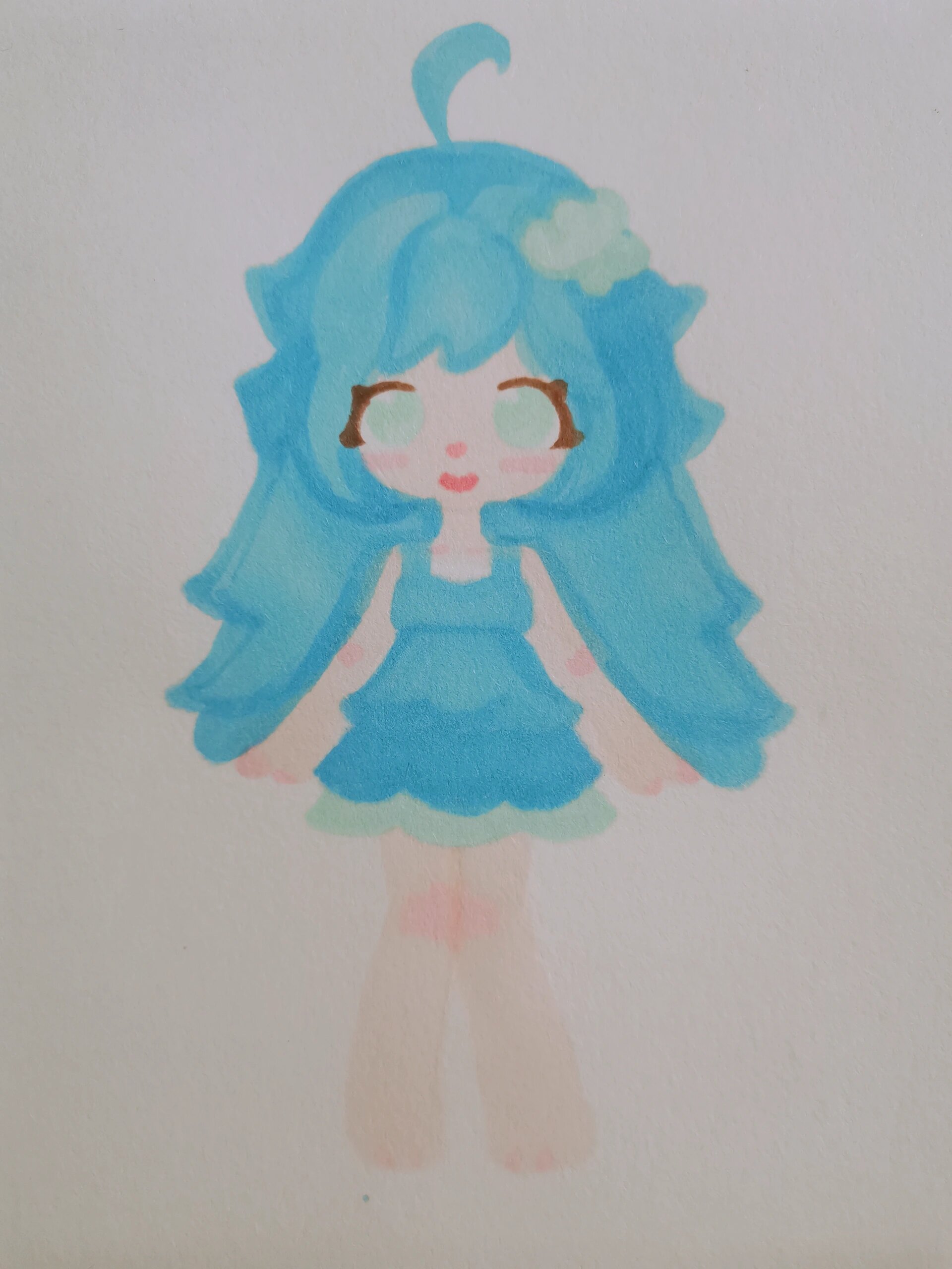 王者新英雄朵莉亚 特别简单的画了一下,因为建模还没有出来