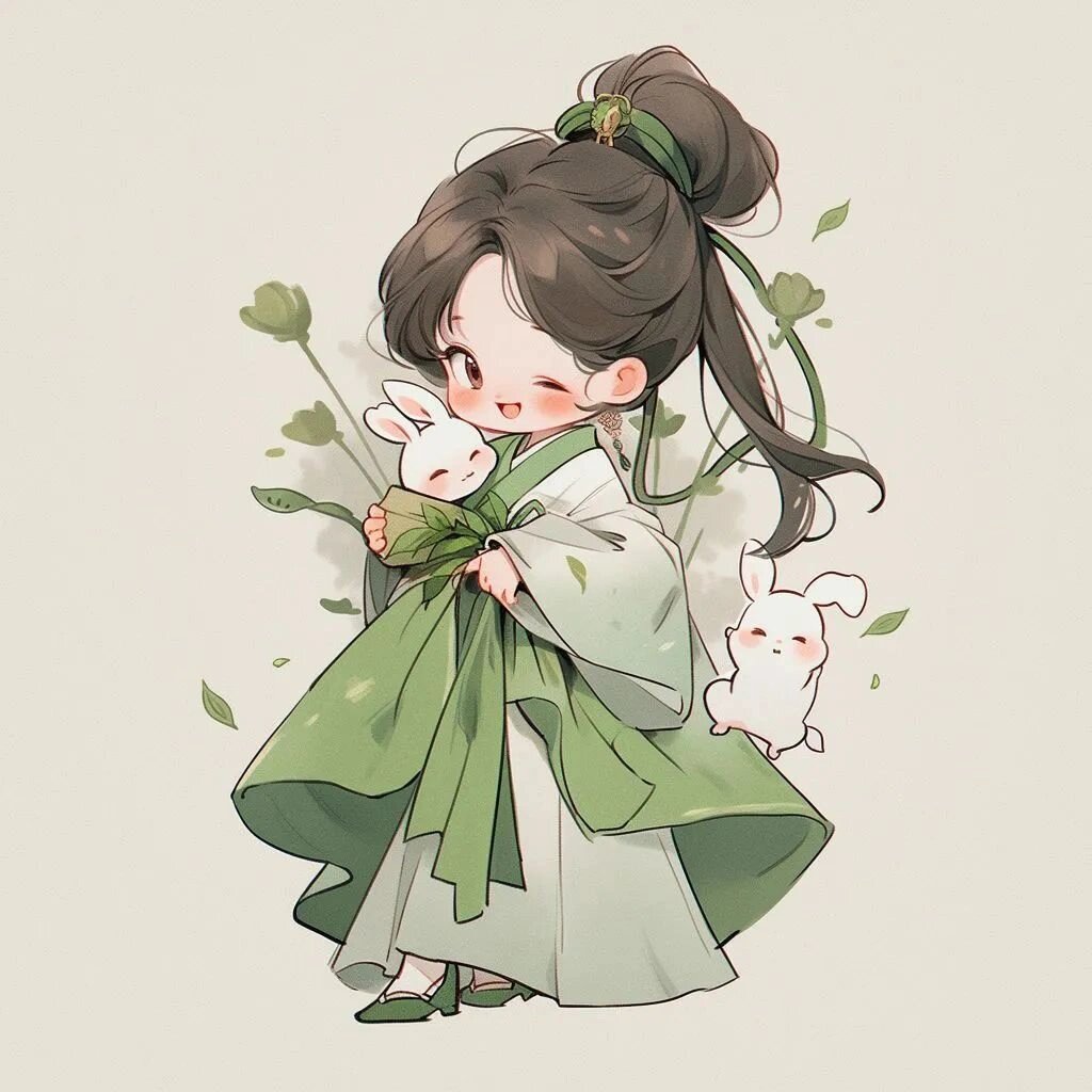 头像 | 可爱动漫q版古风女生头像