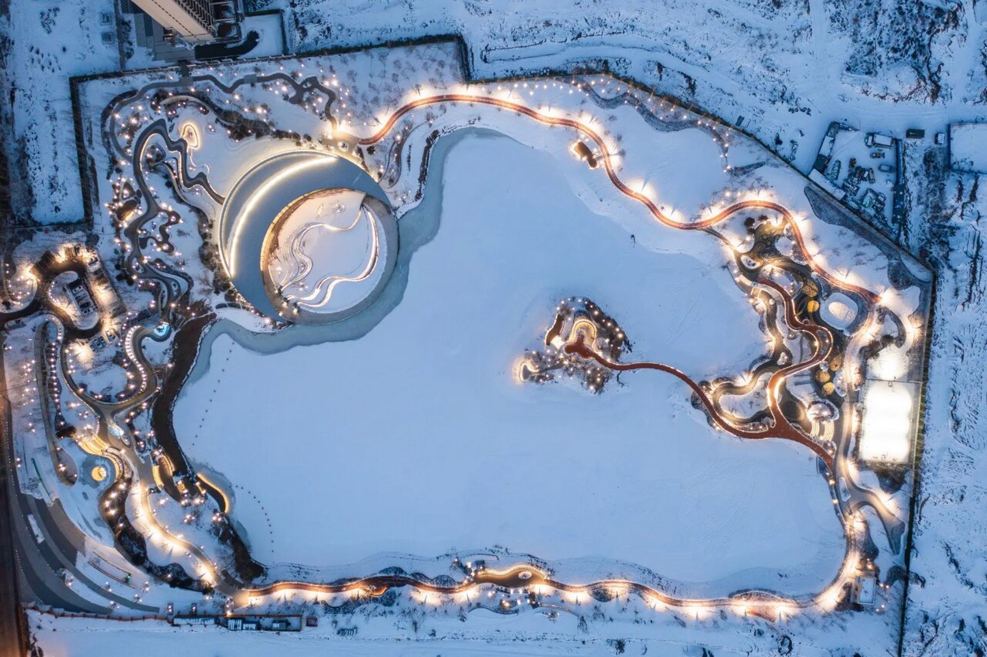 景观案例分享 | 哈尔滨云湖公园 今天分享一个北国的城市公园设计案例