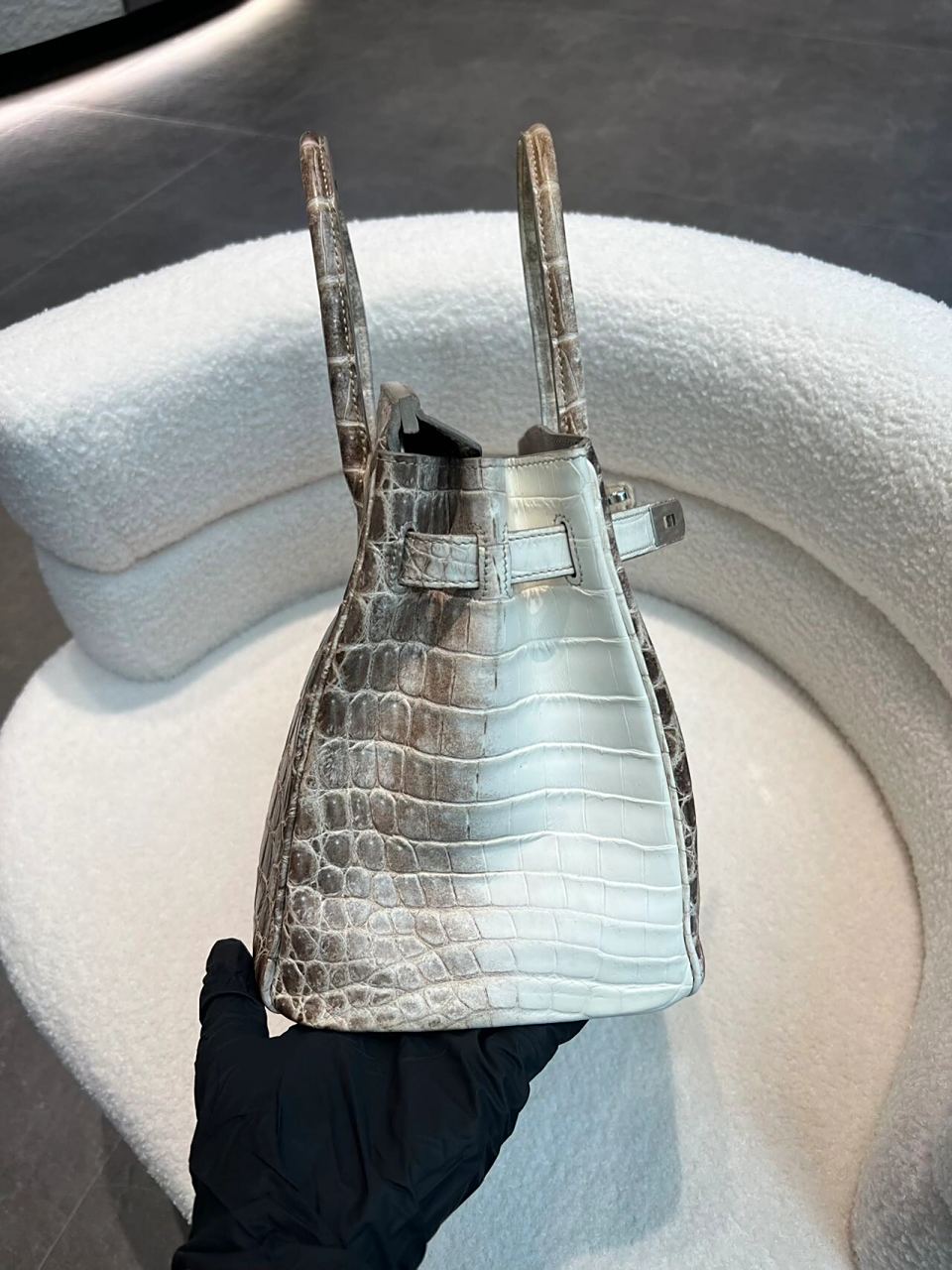 爱马仕喜马拉雅雪山之巅90698888 爱马仕 hermes birkin30/bk30