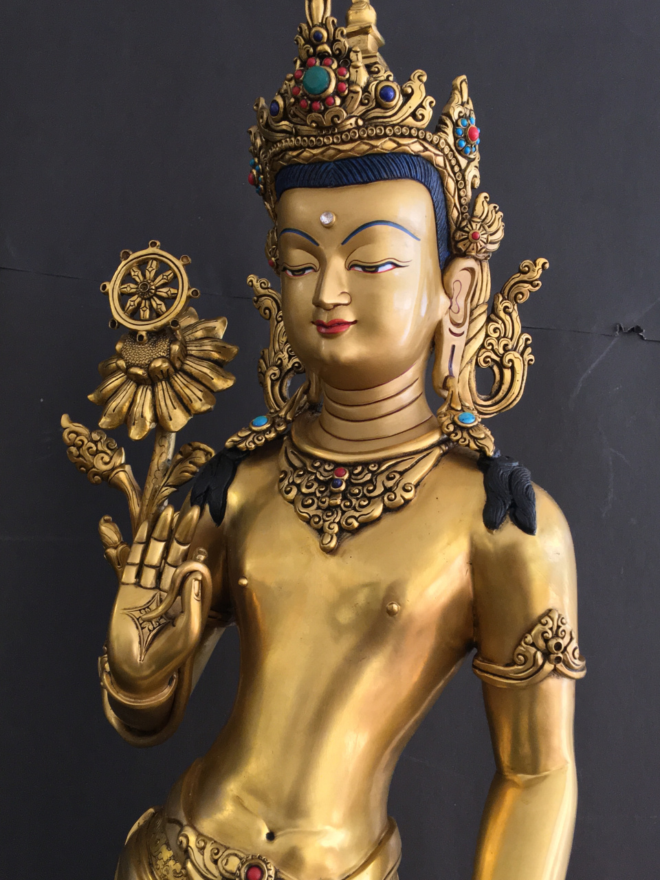 padam大师作品|站立弥勒佛 此尊非汉化后的布袋和尚 造像传承自早期