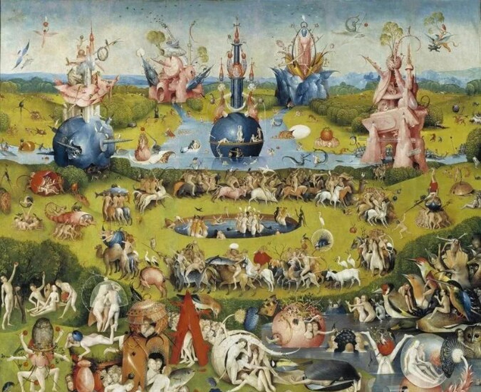 《人间乐园》-每日学习一幅世界名画 中文名:人间乐园 外文名:the