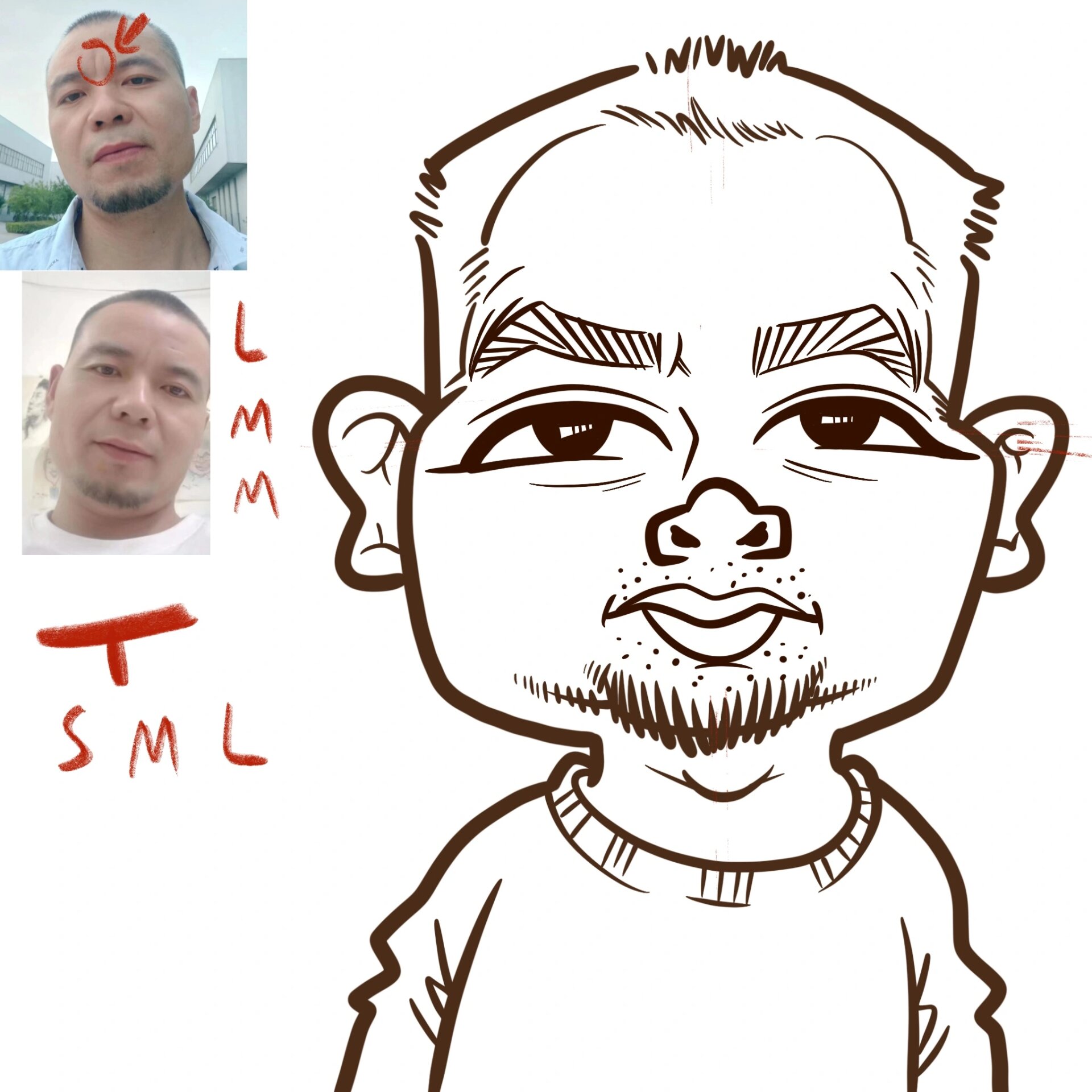 肖像漫画|五官夸张画法