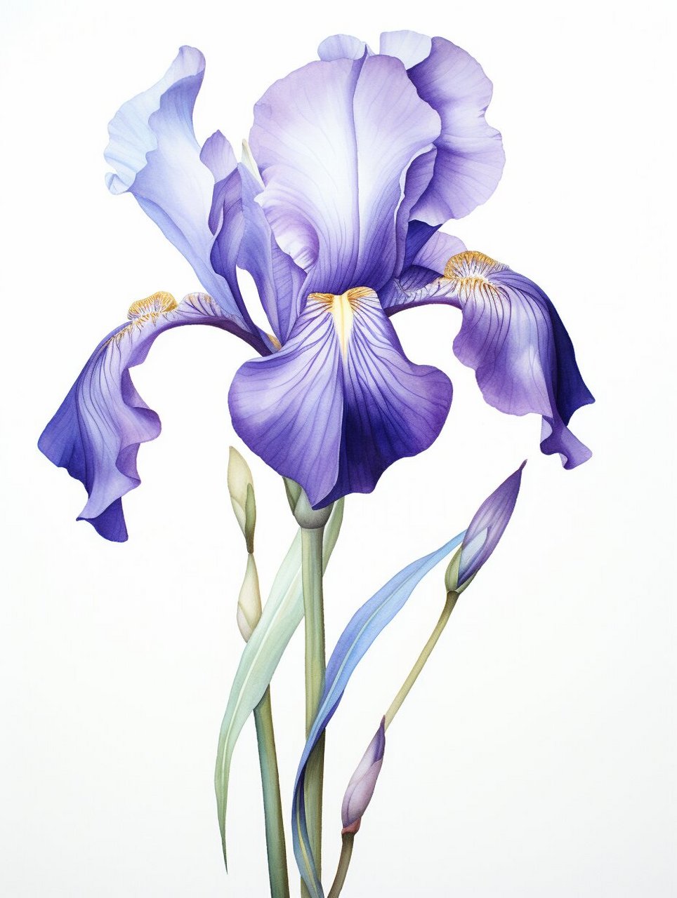 20世界各国94国花系列|香根鸢尾~法国 法国是一个鲜花之国,它的首都