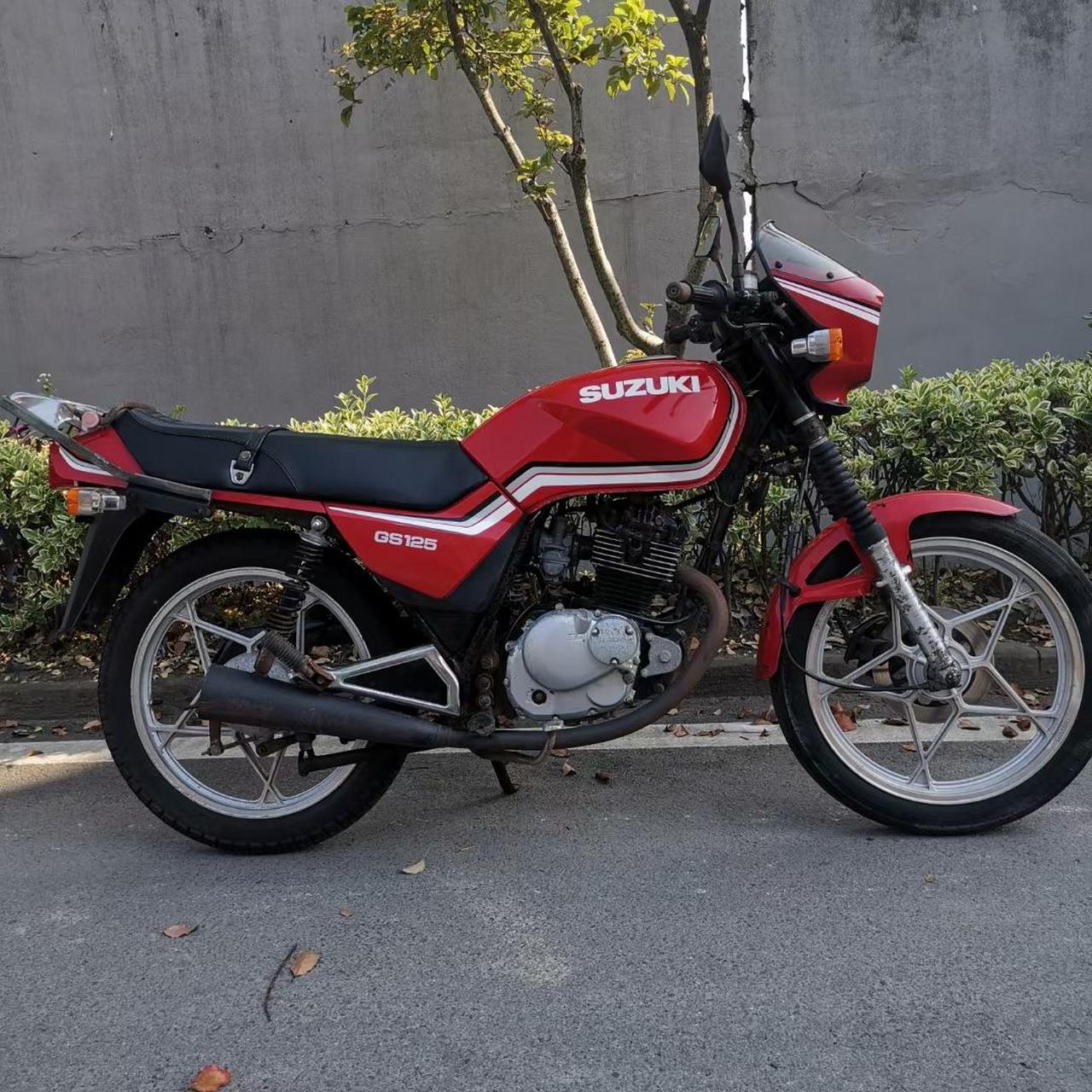 93年日本原装进口f406铃木王gs125,整车车况完美原装度高,实表里程1万