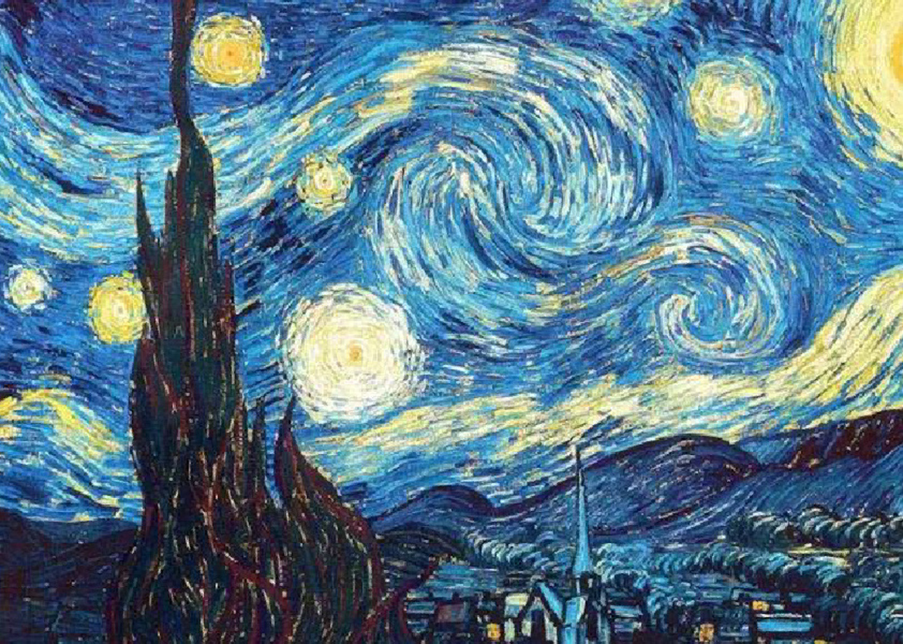 星空下的浪漫——梵高《星空》赏析 上期我们赏析了后印象派画家梵高