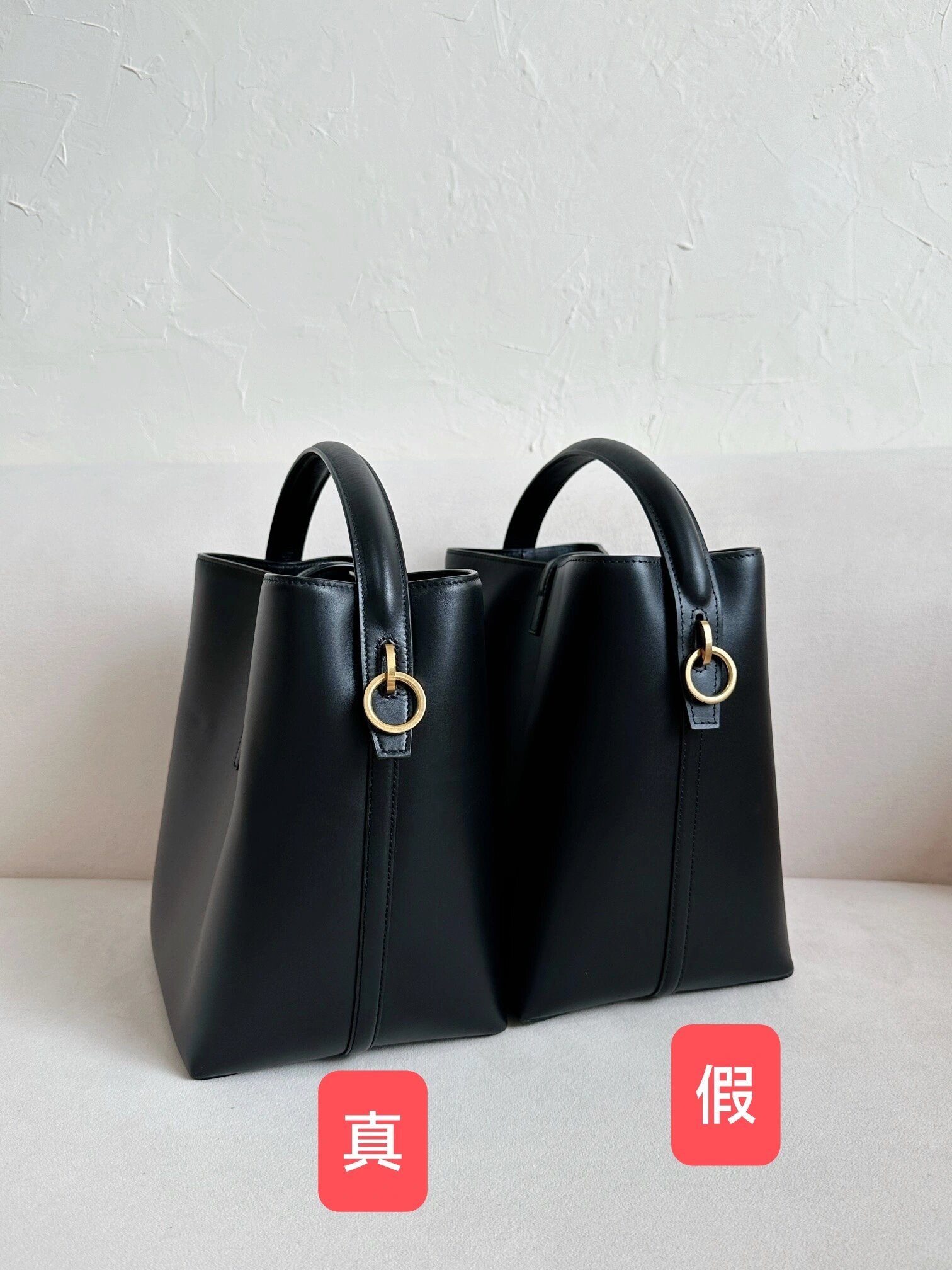 ysl水桶包真假对比