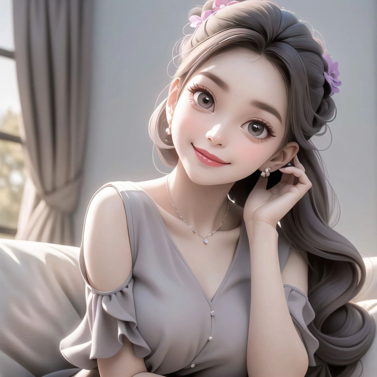 女生头像97高贵典雅的美女头像95 979797 原创图片9315