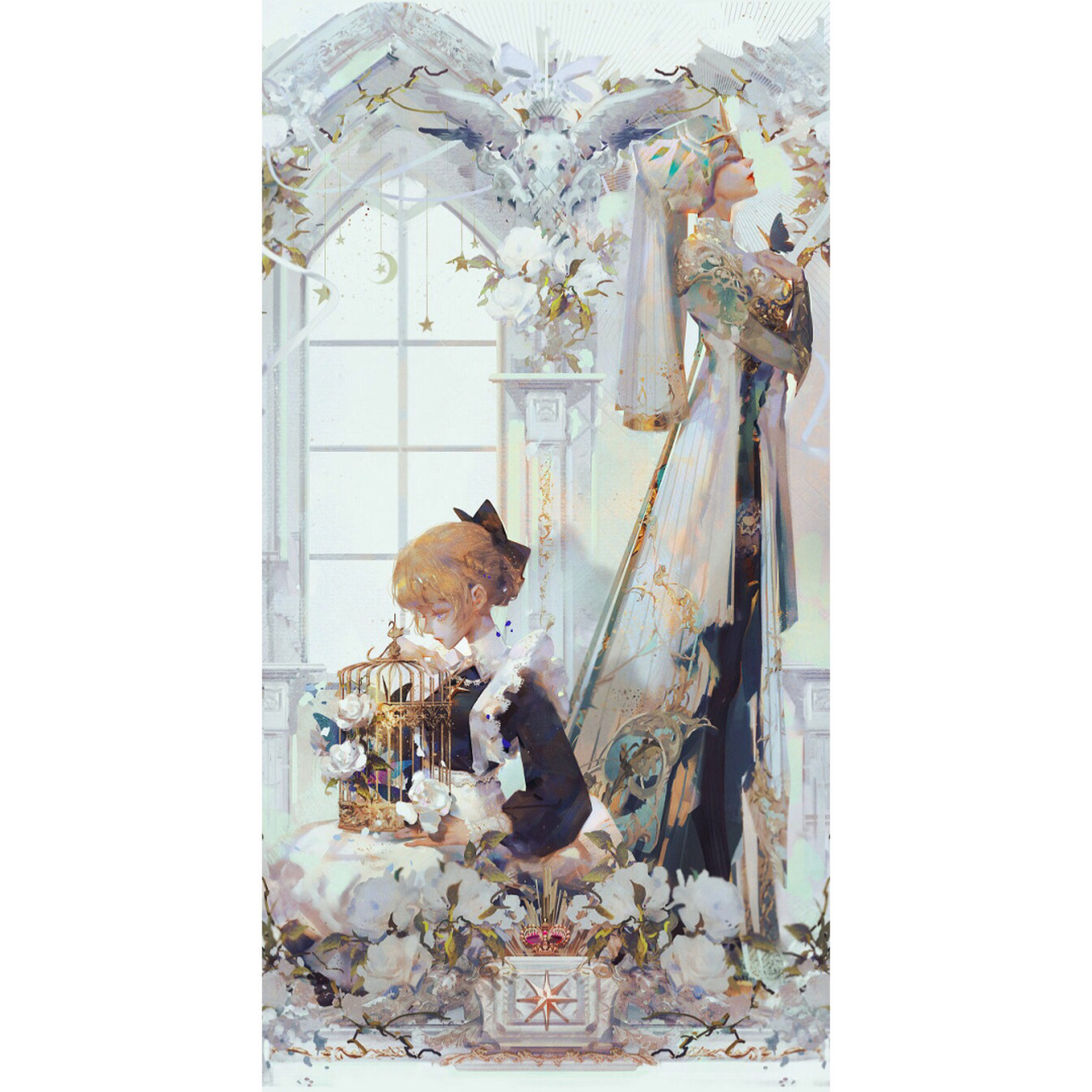 迪士尼公主/复古壁纸 原创作者:眠狼(微博) 这种复古壁纸好有感觉