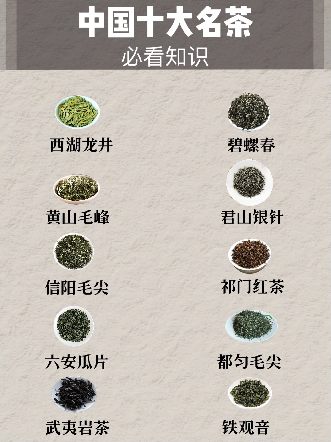 十大茶名图片