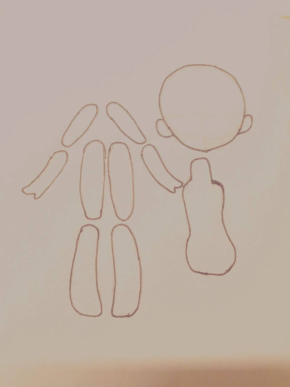 可动纸片人模板