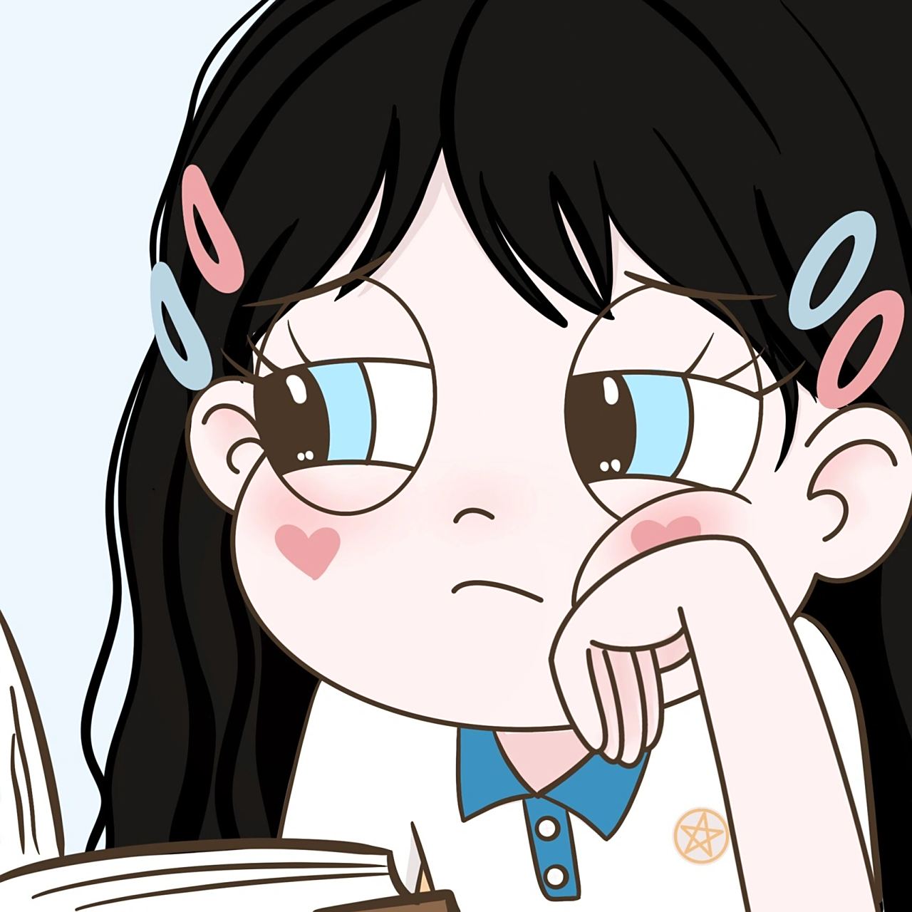 可爱女生头像|04不专心学习的星蝶公主头像 学生党头像 自截自取