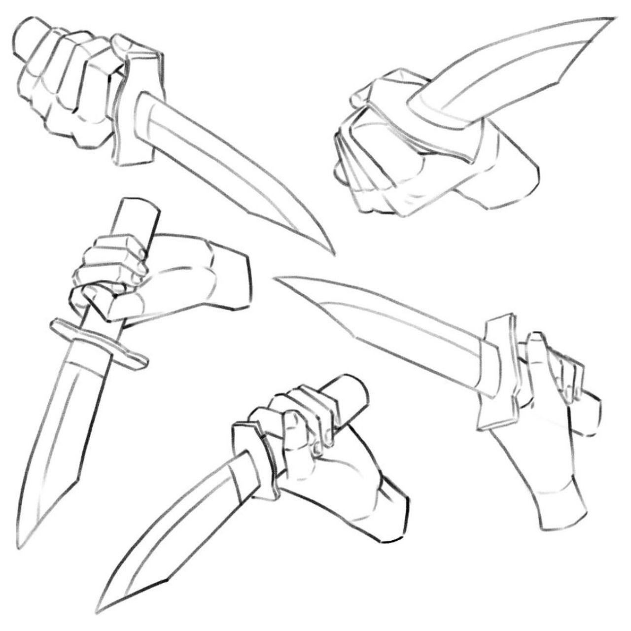 手部动作练习|手拿小刀