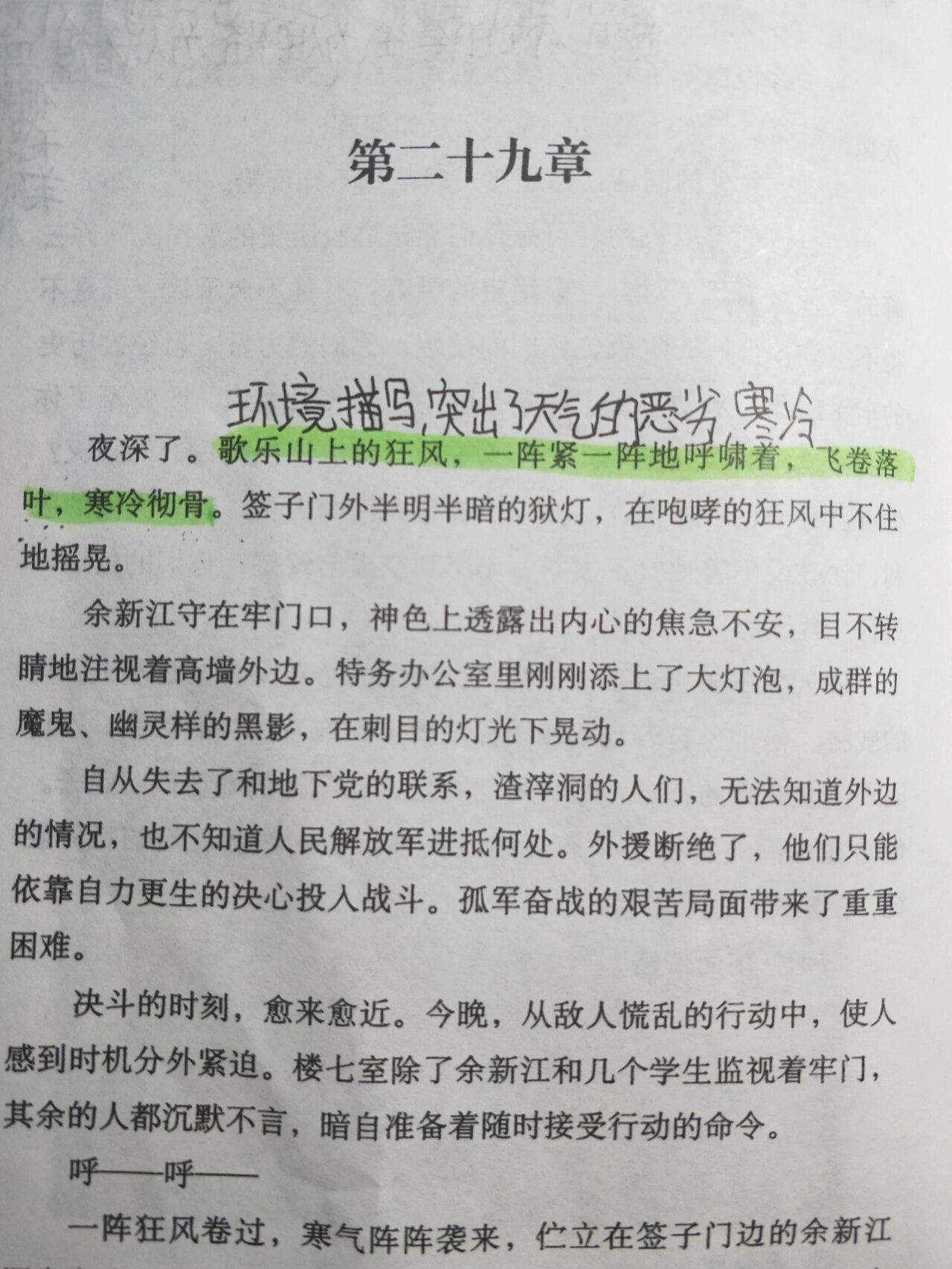 描写人物的好段加批注(摘抄人物描写的片段及批注)