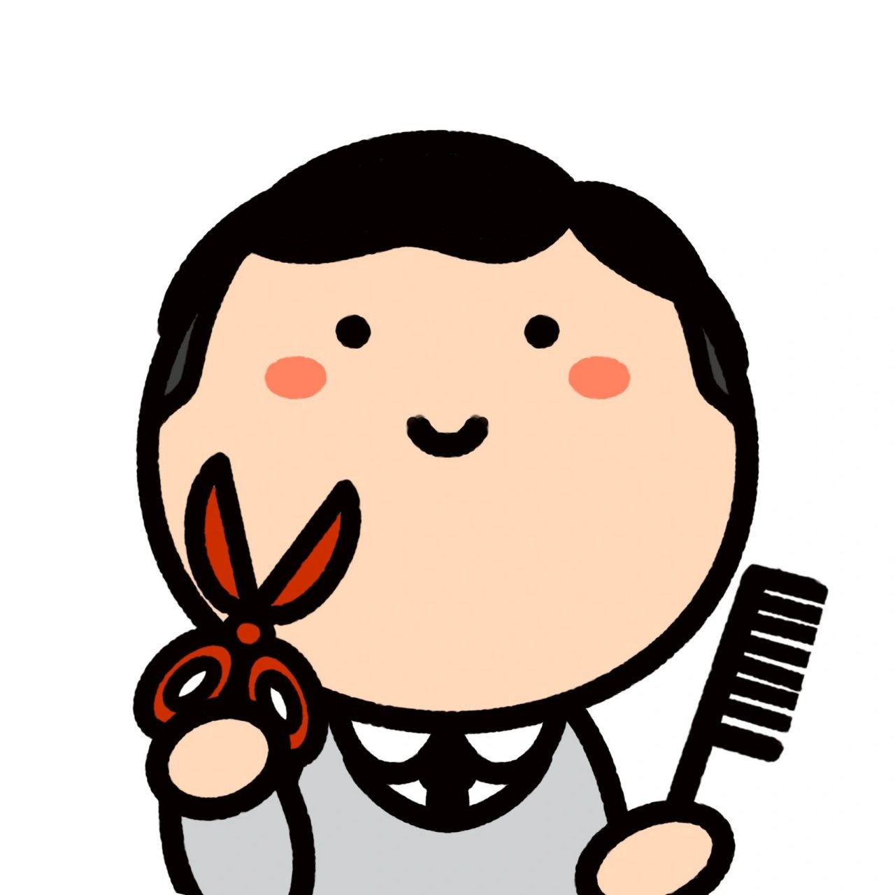 职业头像:美容师 美甲师 理发师 oh 美业万岁