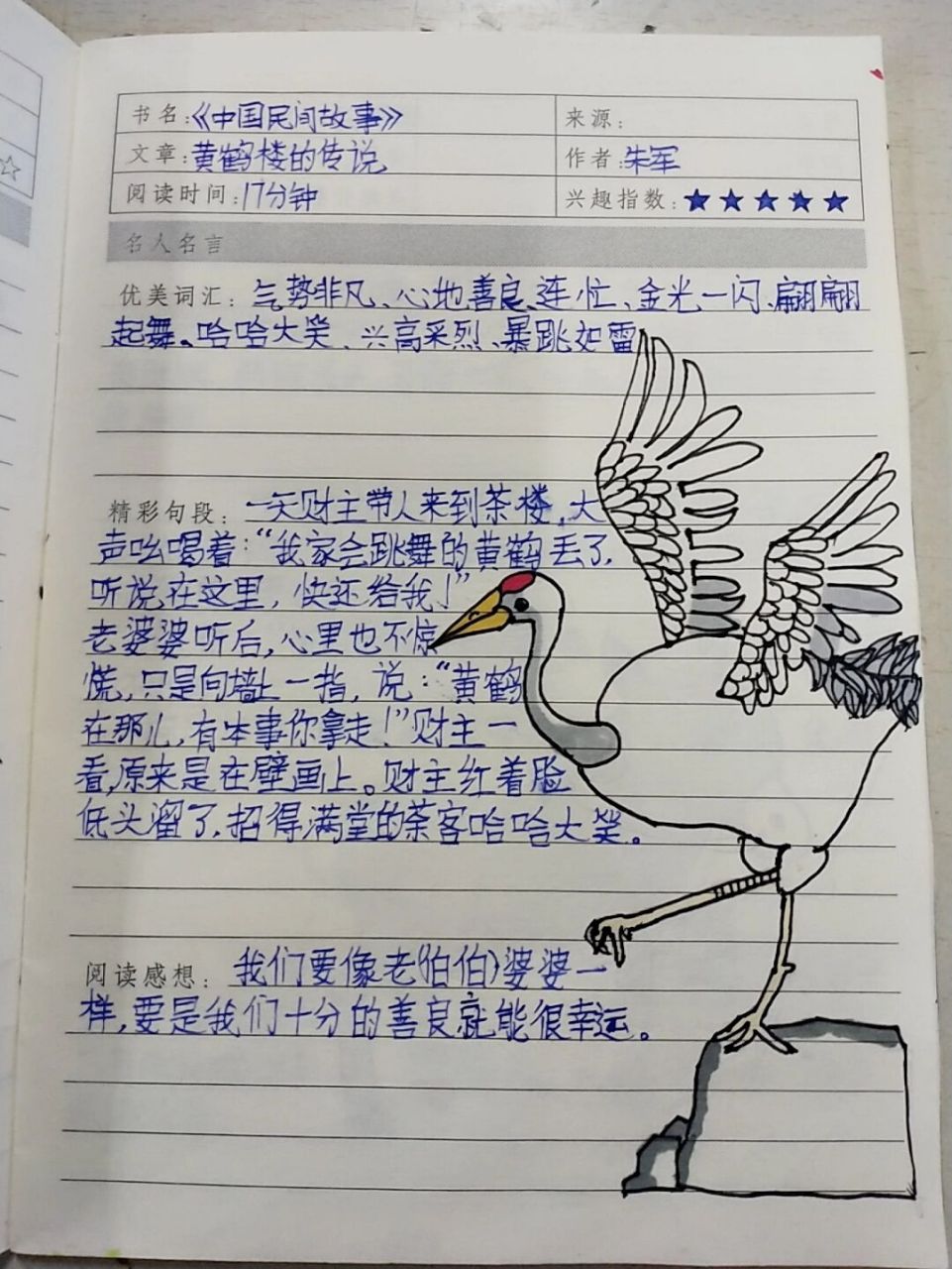 读书笔记的画 内容图片