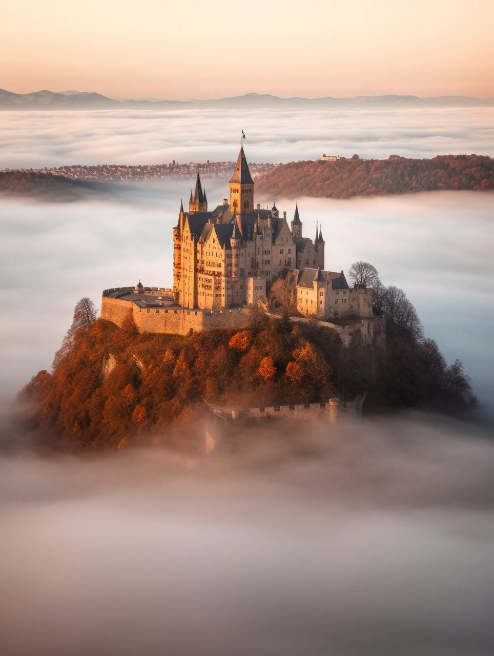 霍亨索伦城堡:斯瓦比亚的王冠 据记载,霍亨索伦城堡的历史可以追溯到