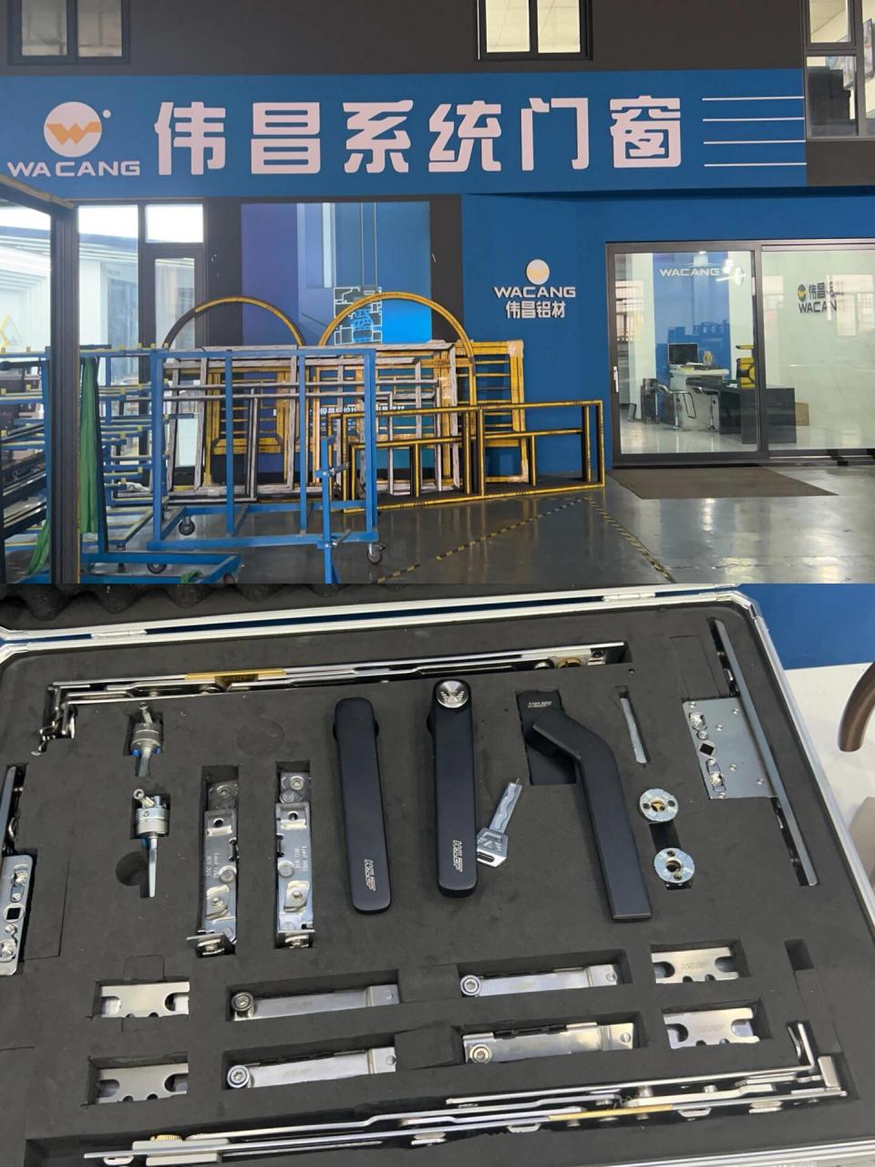 去了一趟铝合金封窗工厂95 大概的做了一些关于封阳台,铝合金门窗