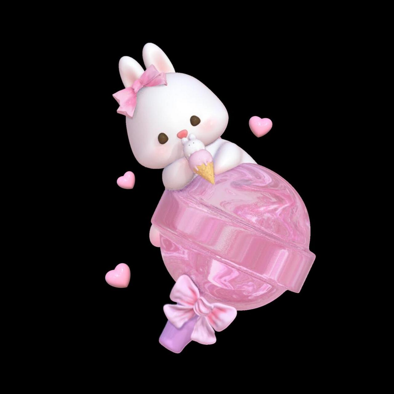 这里是棒棒糖小兔[亲吻] 	 #nomad# #粉色少女心# #nomad建模# #兔子