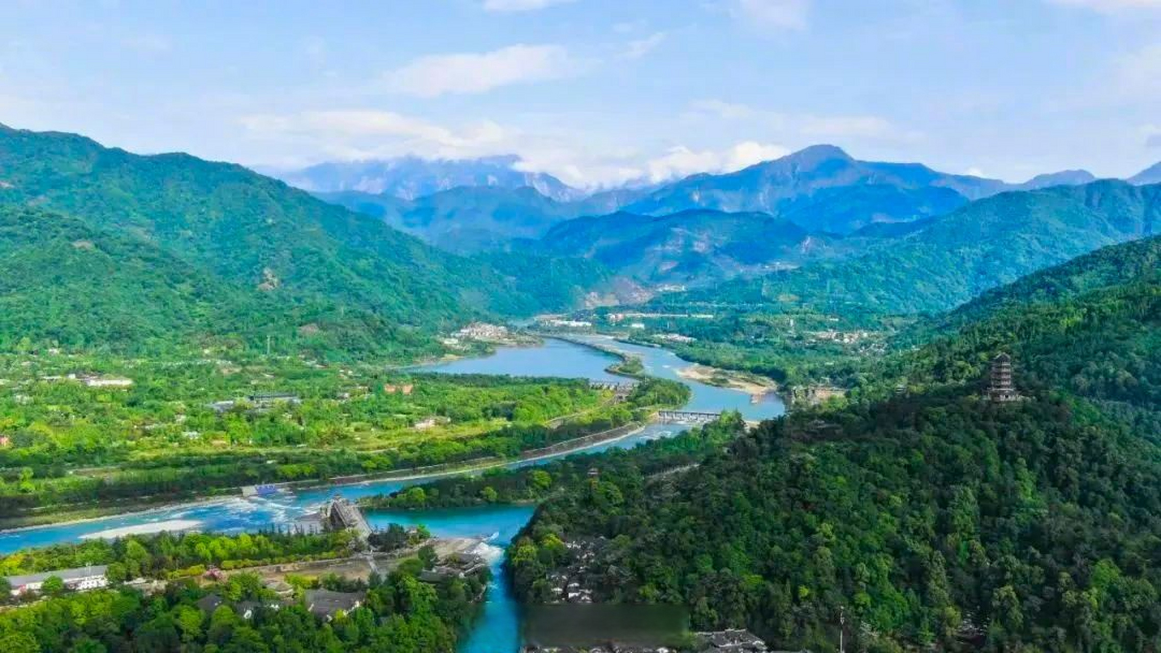 【都江堰水利风景区,全国标杆!