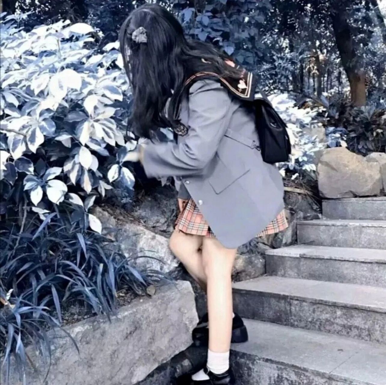 女生头像:雾霾风格蓝色系真人女头(一)     这是第一期蓝色系真人女头