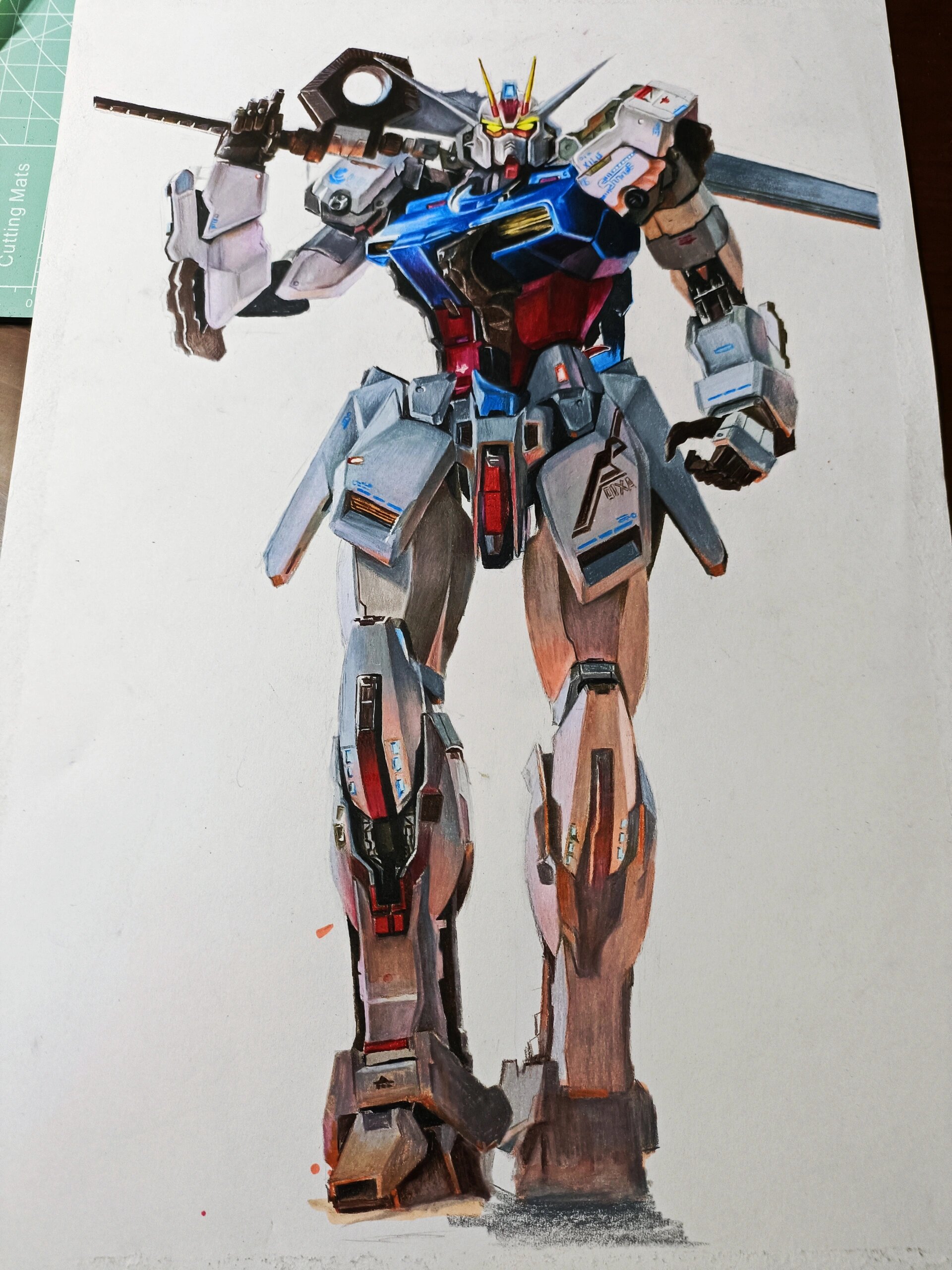 手绘高达合集来啦,评论区打.@从零开始的美好的动态