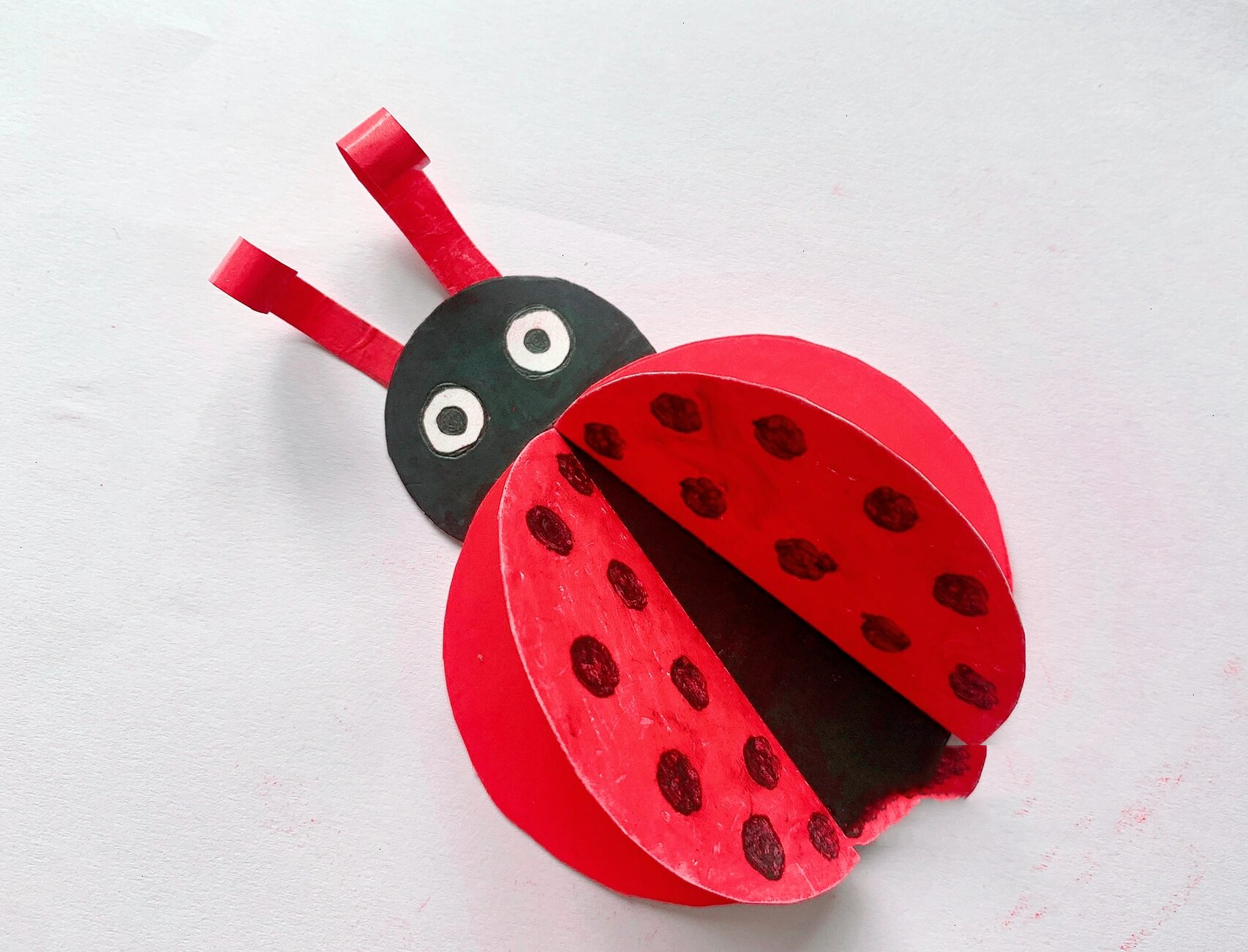 幼儿手工制作《七星瓢虫》