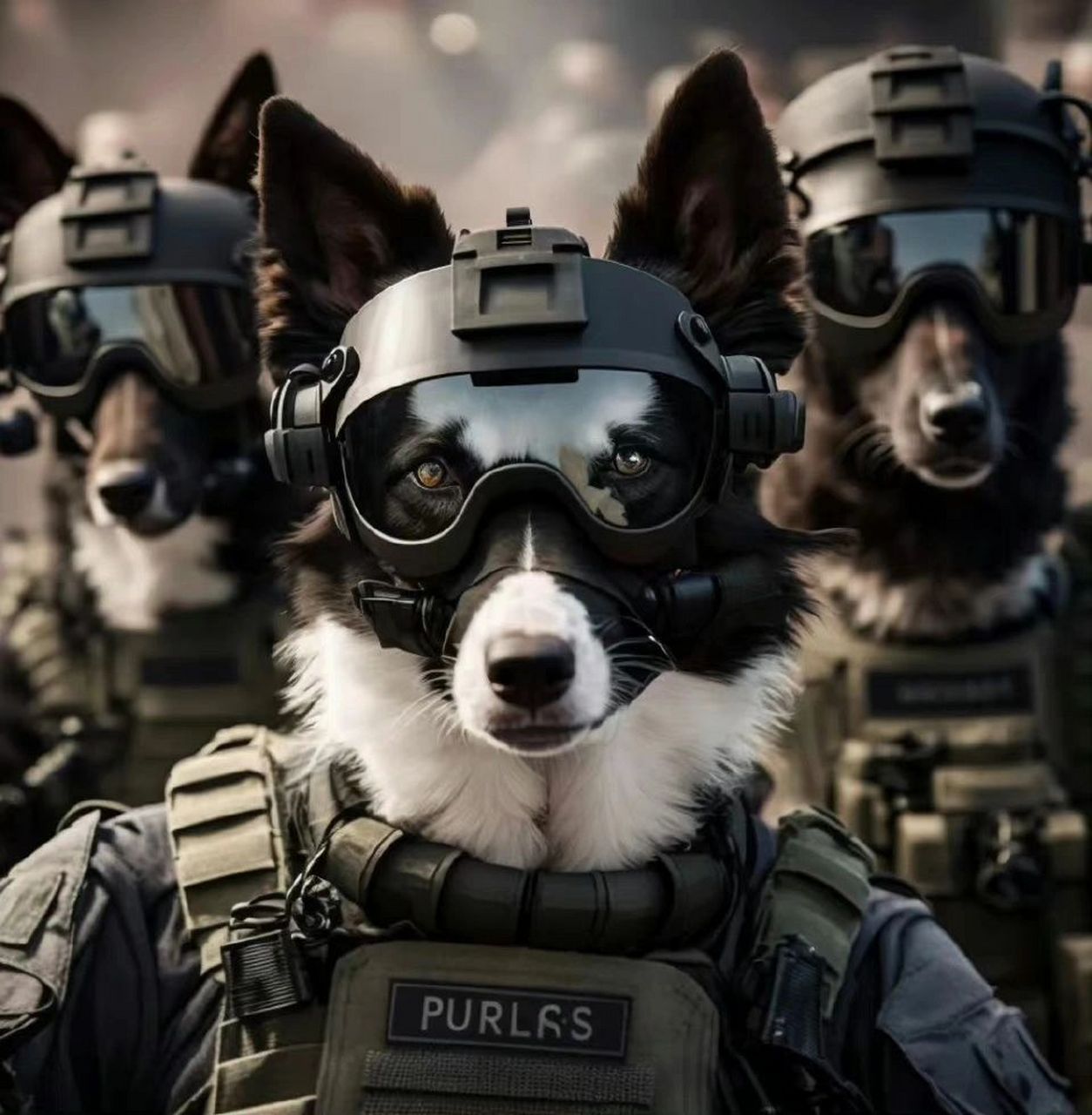 狗狗特种兵,看看有没有你家的帅哥 好好狗狗帅起来,就没人类什么事了