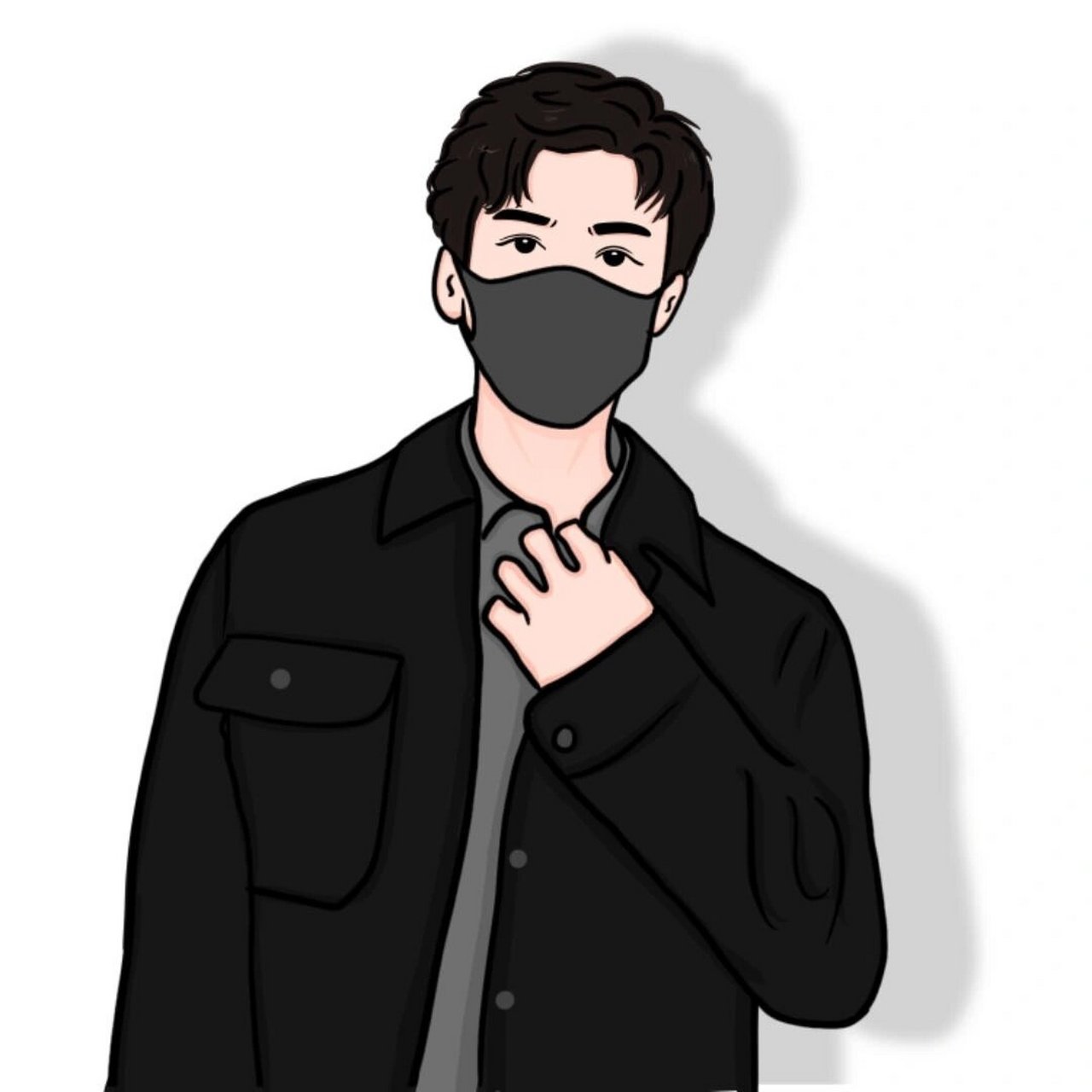 画帅哥头像 头像定画